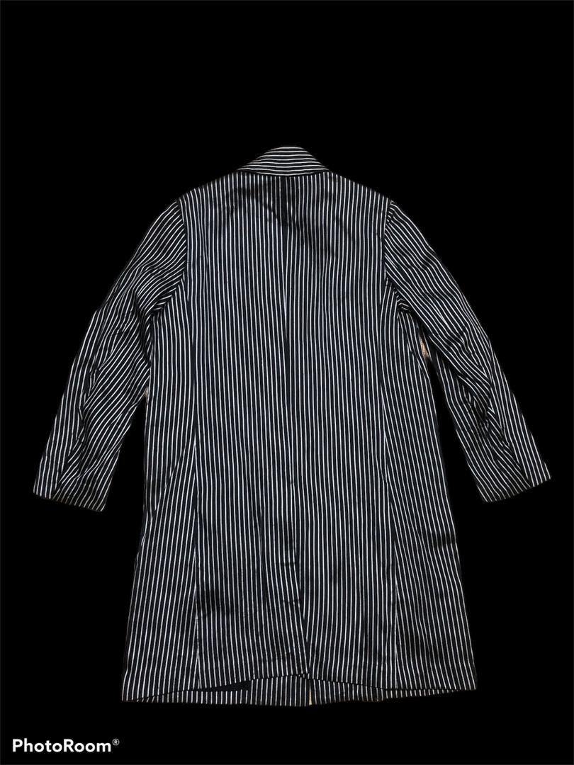 Japanese Brand SOTORU TANAKA SILK Masterpiece Japan Designer Striped Trech Size US L / EU 52-54 / 3 - 4 Thumbnail