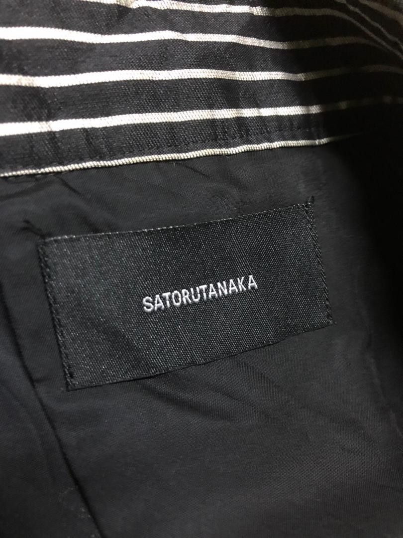 Japanese Brand SOTORU TANAKA SILK Masterpiece Japan Designer Striped Trech Size US L / EU 52-54 / 3 - 7 Thumbnail
