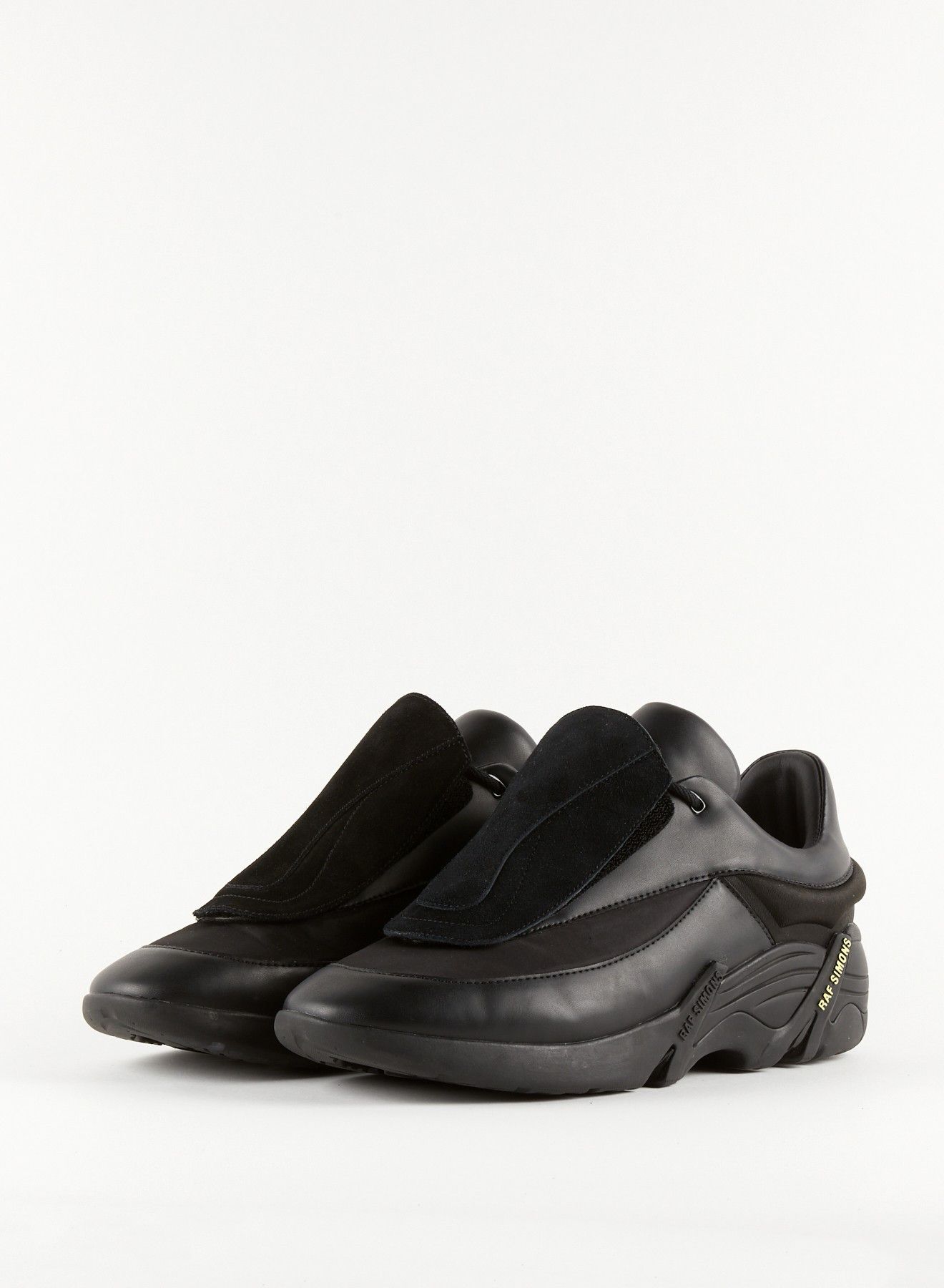 Raf Simons RAF SIMONS-ANTEI BLACK SNEAKERS Size US 10 / EU 43 - 3 Thumbnail