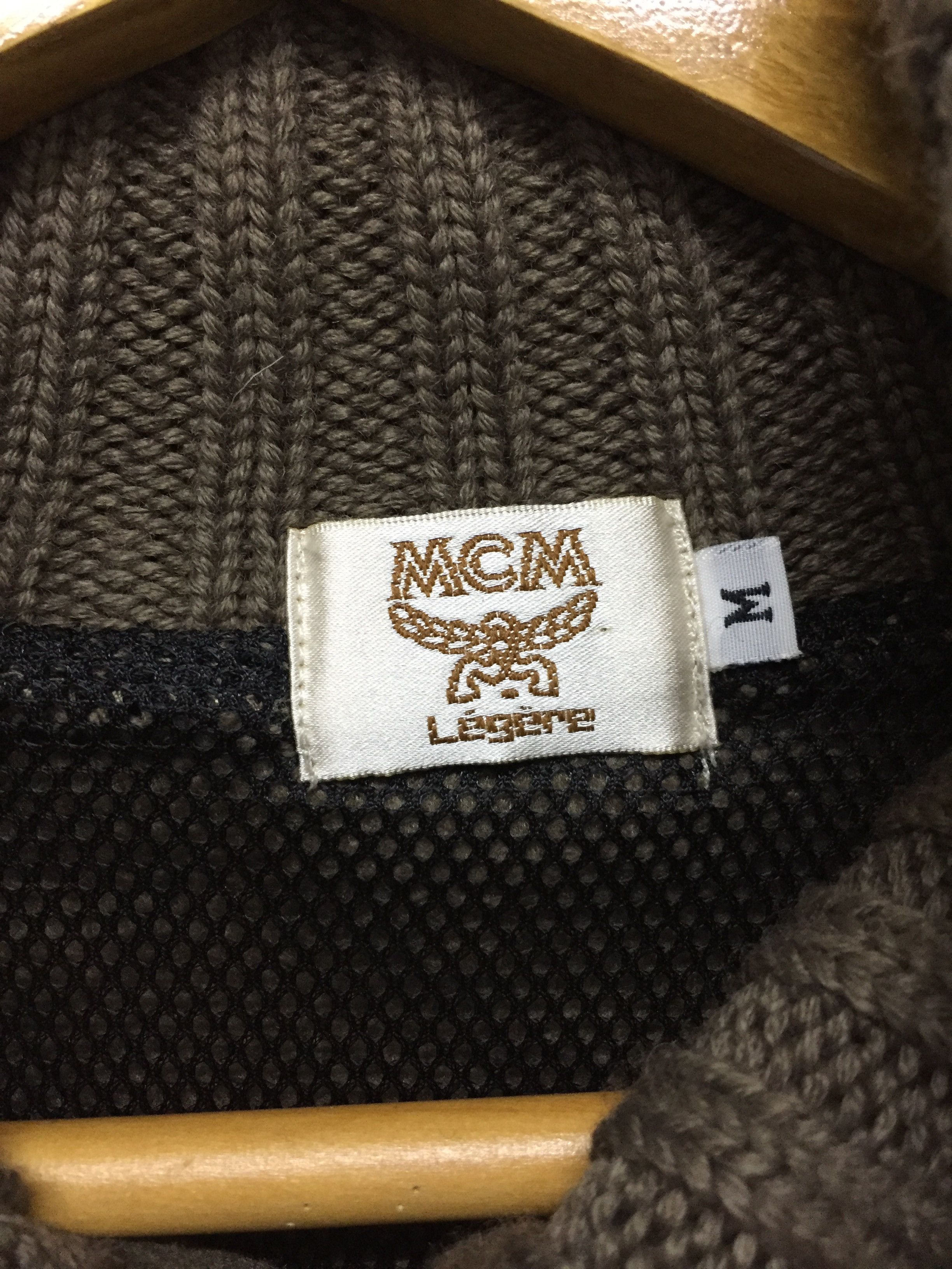 MCM × Vintage Vtg MCM hybrid cable knit sleeve Size US M / EU 48-50 / 2 - 13 Thumbnail