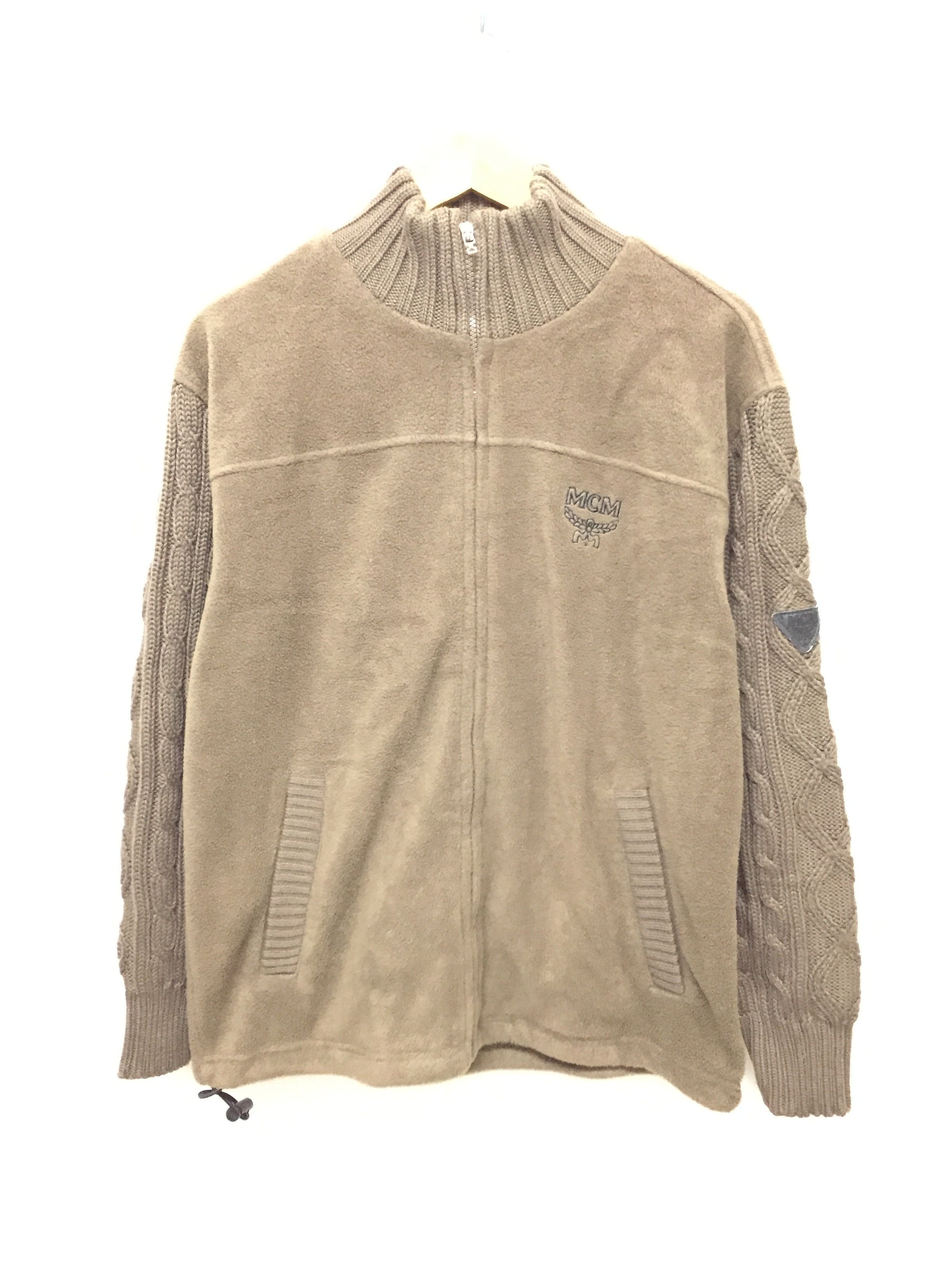 MCM × Vintage Vtg MCM hybrid cable knit sleeve Size US M / EU 48-50 / 2 - 3 Thumbnail