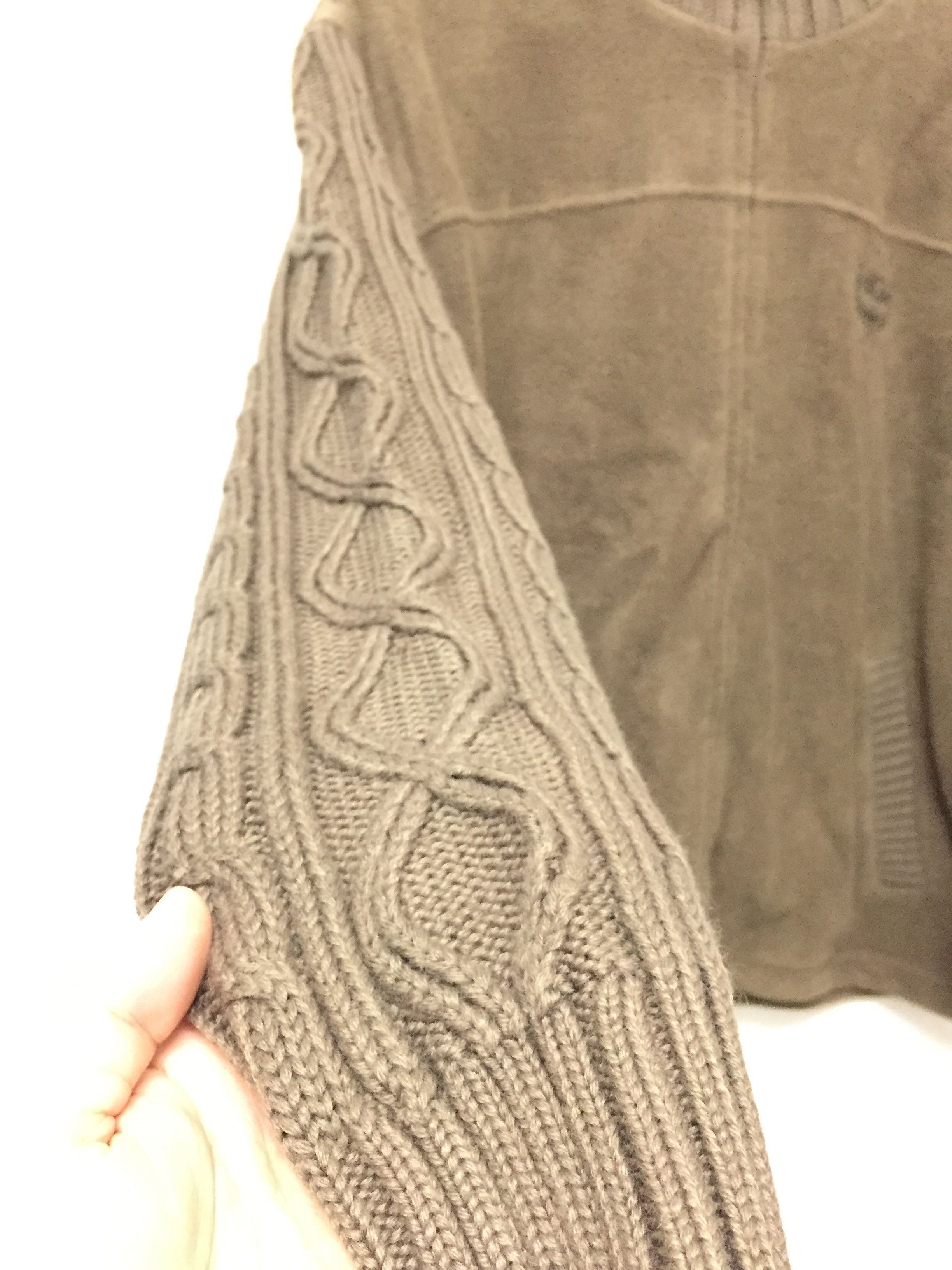 MCM × Vintage Vtg MCM hybrid cable knit sleeve Size US M / EU 48-50 / 2 - 8 Thumbnail
