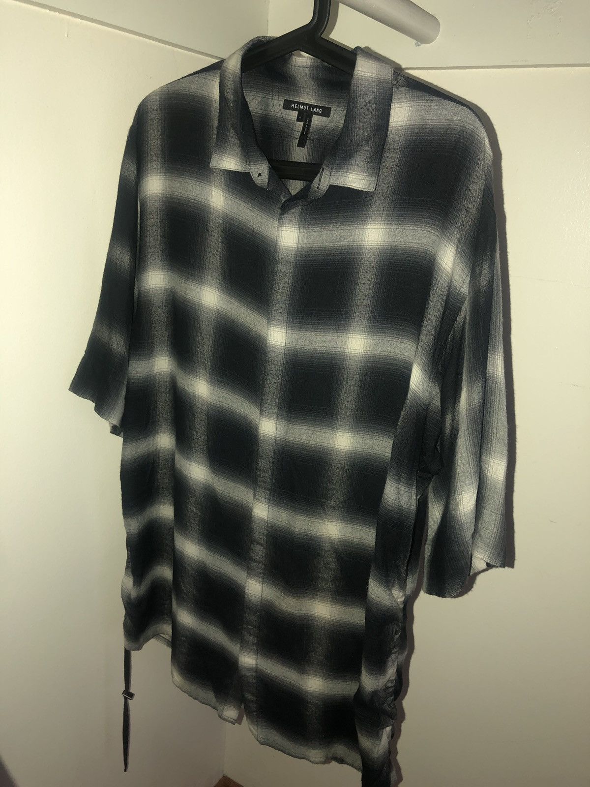 Helmut Lang Helmut Lang Flannel Shortsleeve Size US L / EU 52-54 / 3 - 1 Thumbnail