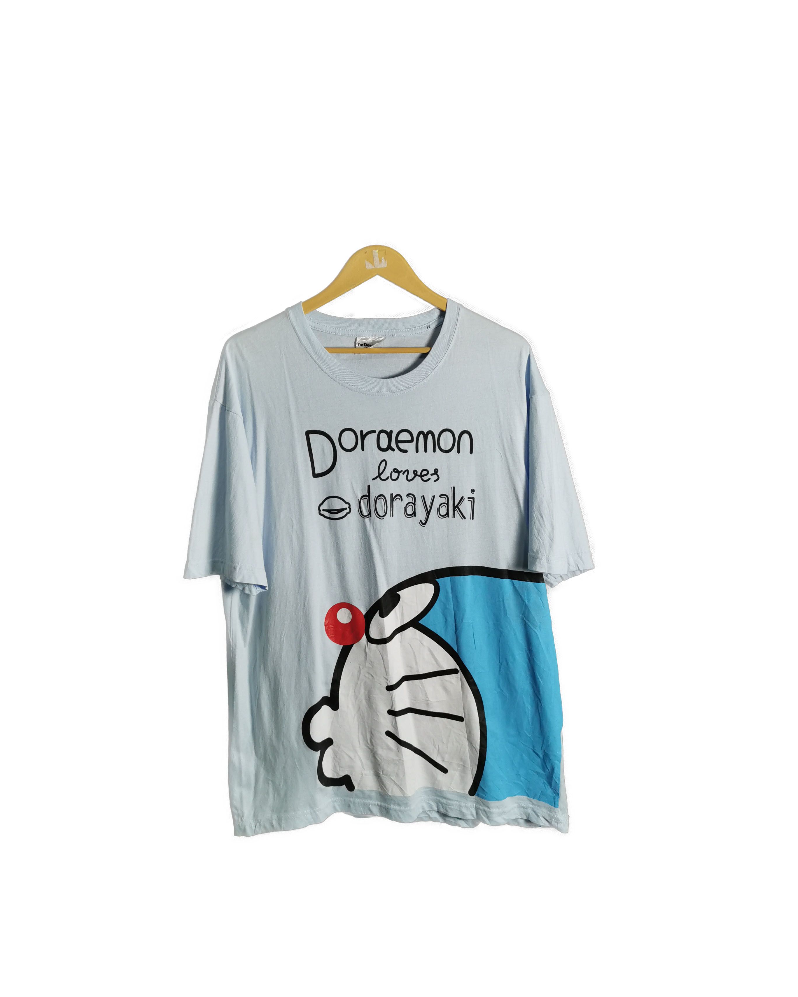 Cartoon Network × Japanese Brand Japanese Anime Doremon Loves Dorayaki Big Screen T shirt Size US XXL / EU 58 / 5 - 1 Thumbnail