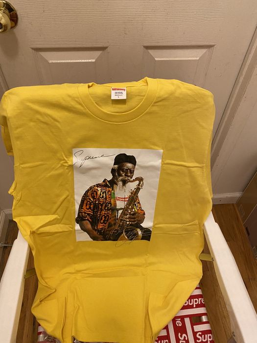 Supreme Supreme Pharoah Sanders Tee Yellow | Grailed