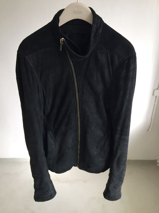 Rick Owens Black Blistered FW/2009 'Crust' Mollino Leather Jacket Size US S / EU 44-46 / 1 - 2 Preview