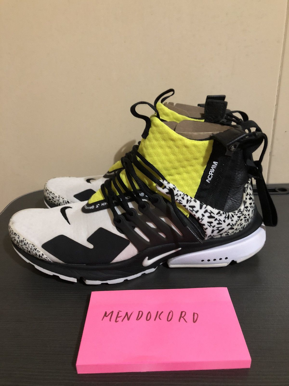 Acronym x Air Presto Mid Dynamic Yellow 2018 Footwear