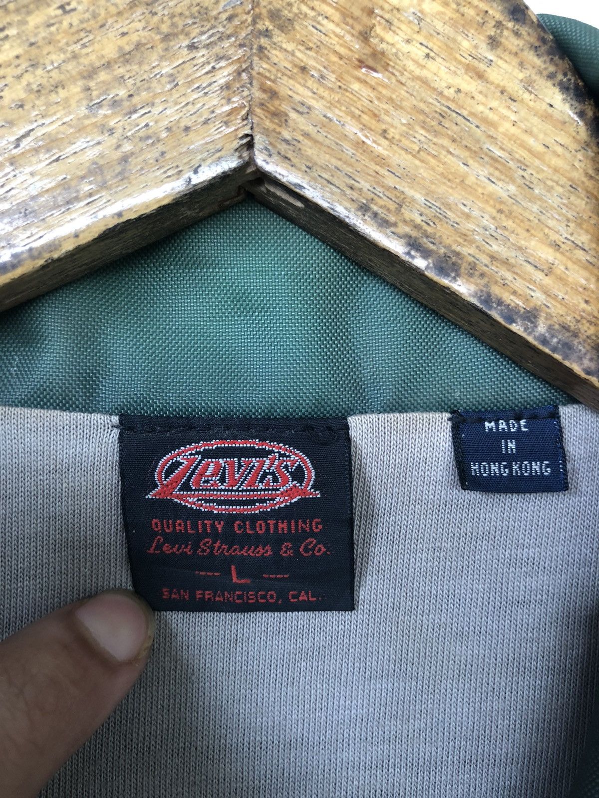 Levi's Made & Crafted 1990s Levis ™️ Logo Nylon Oversize Parka Windbreaker Size US XL / EU 56 / 4 - 9 Thumbnail