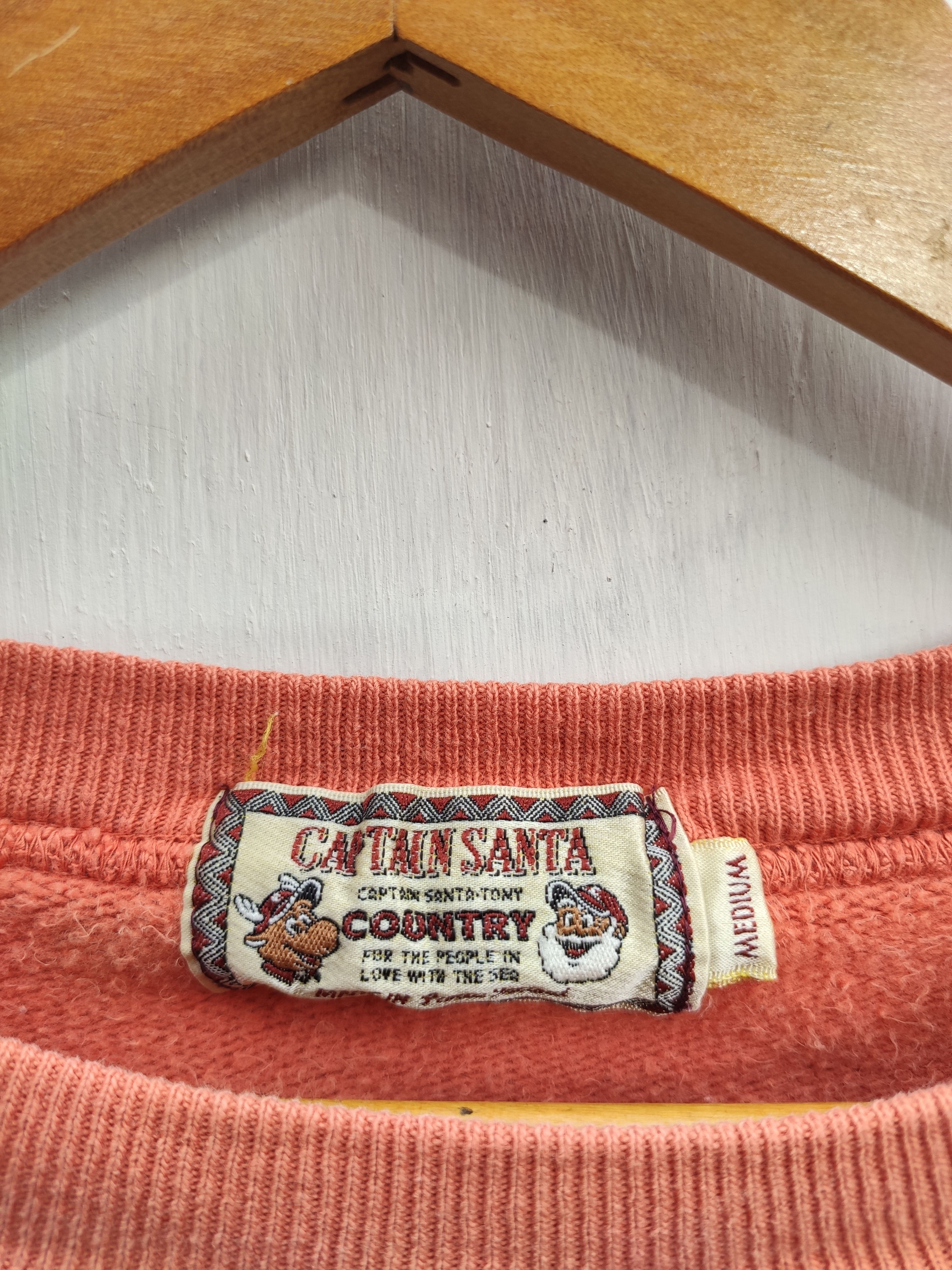 Vintage Vintage Captain Santa sweatshirt spell out Size US M / EU 48-50 / 2 - 5 Thumbnail