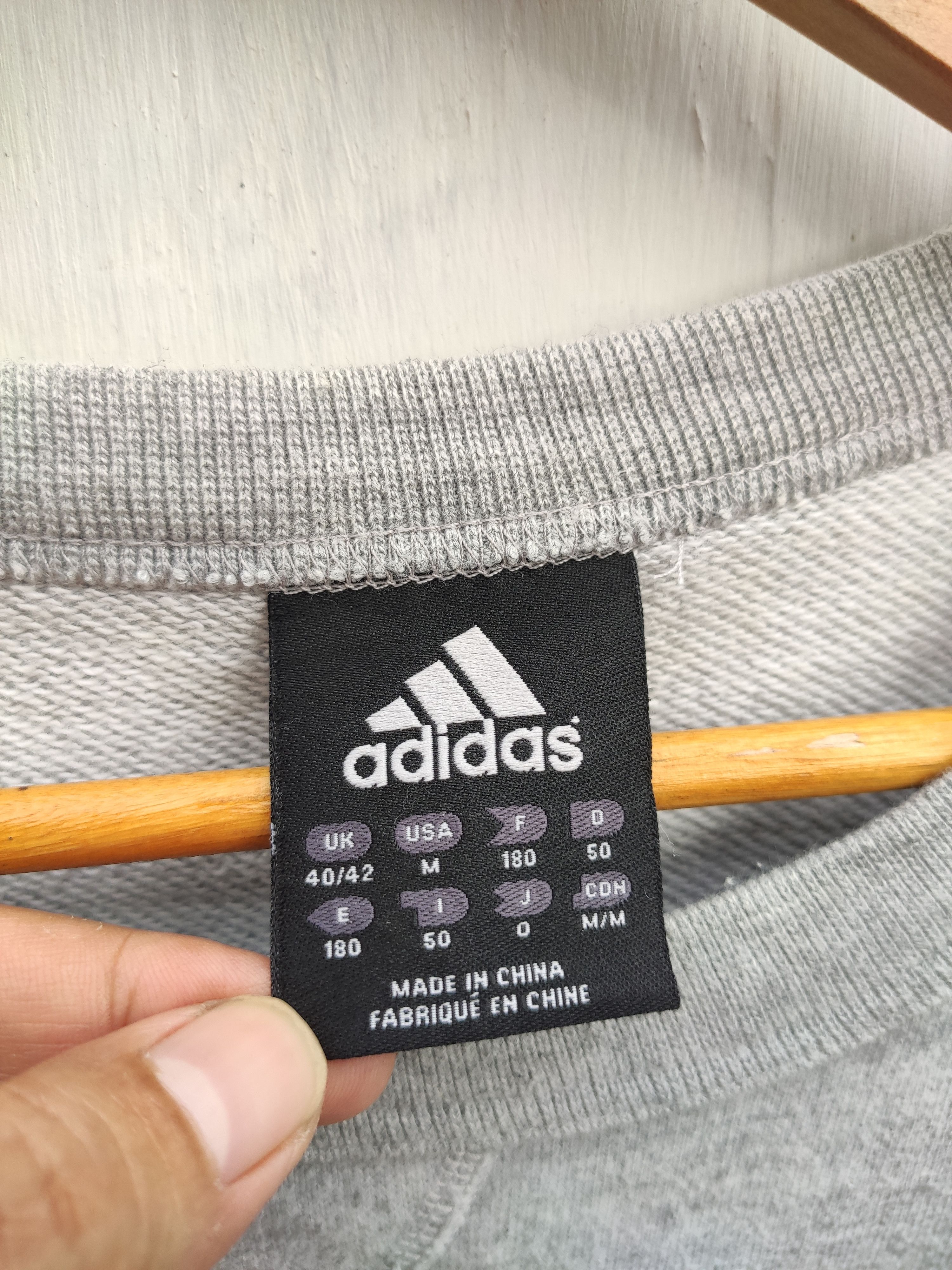 Adidas Vintage Adidas Sweatshirt spell out big logo jumper Size US M / EU 48-50 / 2 - 4 Thumbnail
