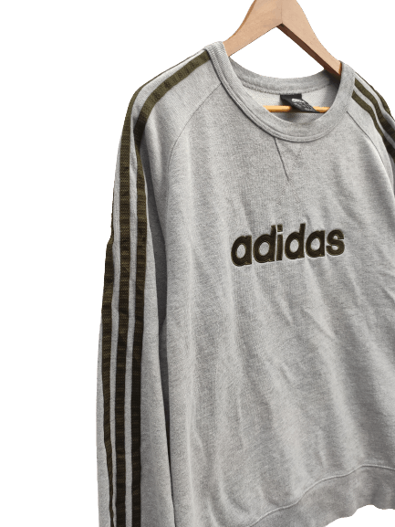 Adidas Vintage Adidas Sweatshirt spell out big logo jumper Size US M / EU 48-50 / 2 - 2 Thumbnail