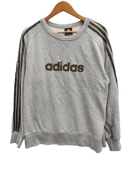 Adidas Vintage Adidas Sweatshirt spell out big logo jumper Size US M / EU 48-50 / 2 - 1 Thumbnail