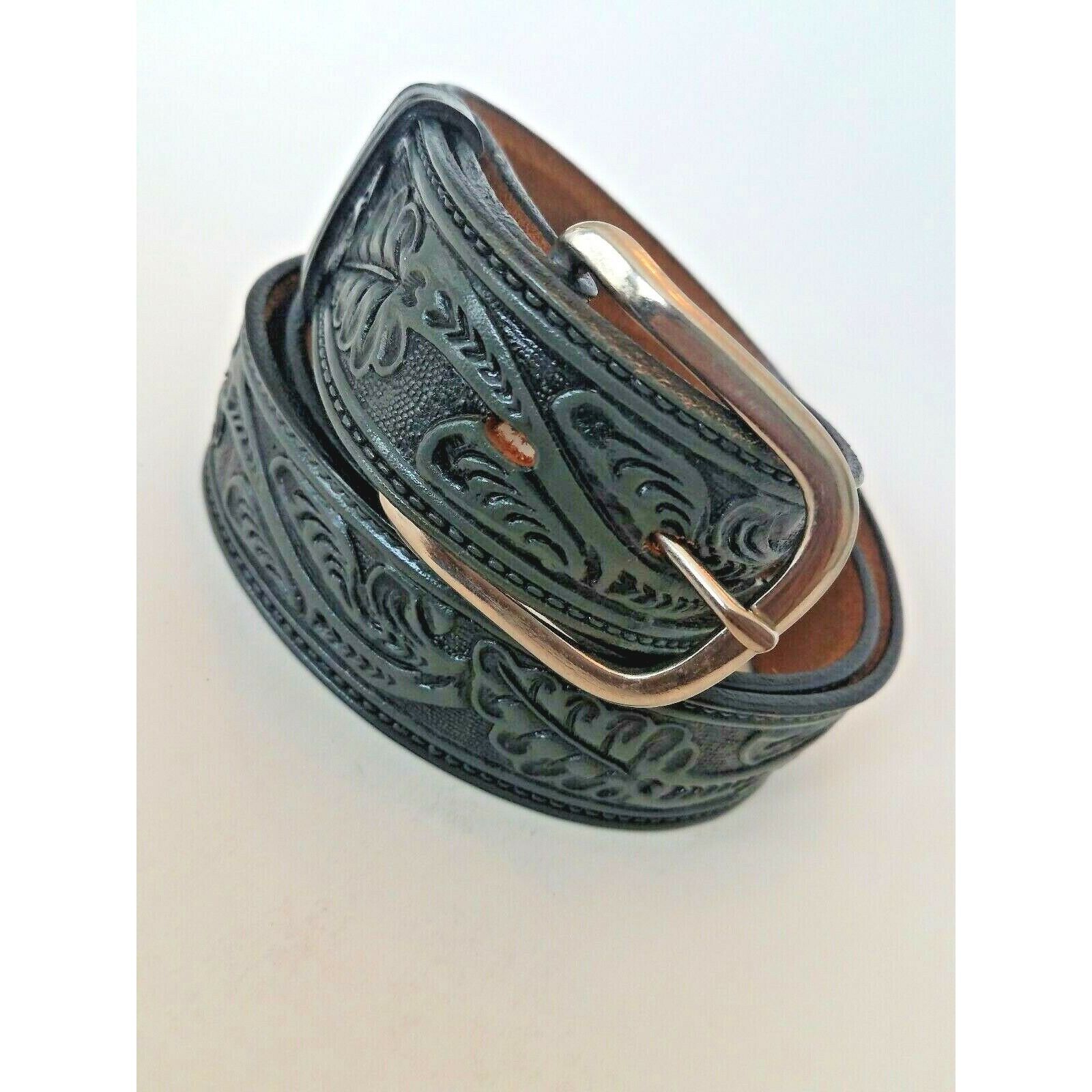 Other Circle Y of Yoakum Handmade in TX Gray Leather Belt Grailed