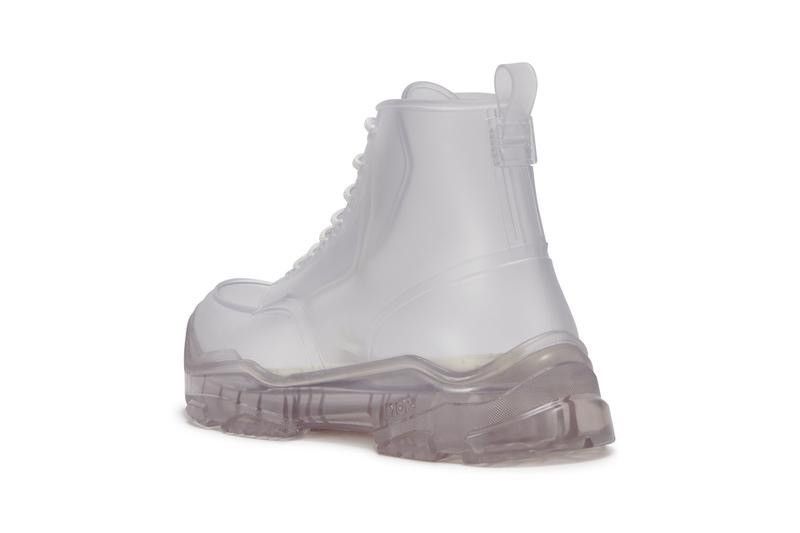 Christian Dior Monsieur × Daniel Arsham × Dior Dior x Daniel Arsham Translucent White High-Top Rubber Boots Size US 8 / EU 41 - 6 Thumbnail