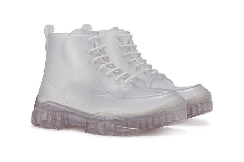 Christian Dior Monsieur × Daniel Arsham × Dior Dior x Daniel Arsham Translucent White High-Top Rubber Boots Size US 8 / EU 41 - 5 Thumbnail