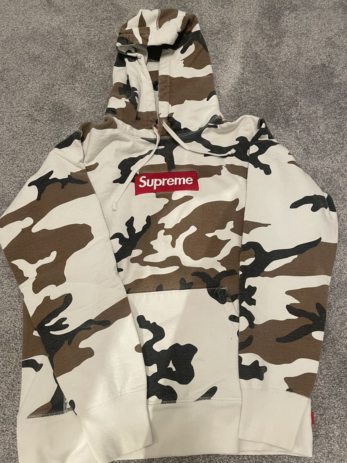 Cow print supreme online hoodie