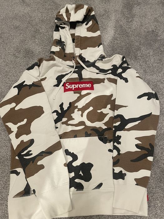 Supreme Supreme Cow Camo Box Logo Hoodie Grailed