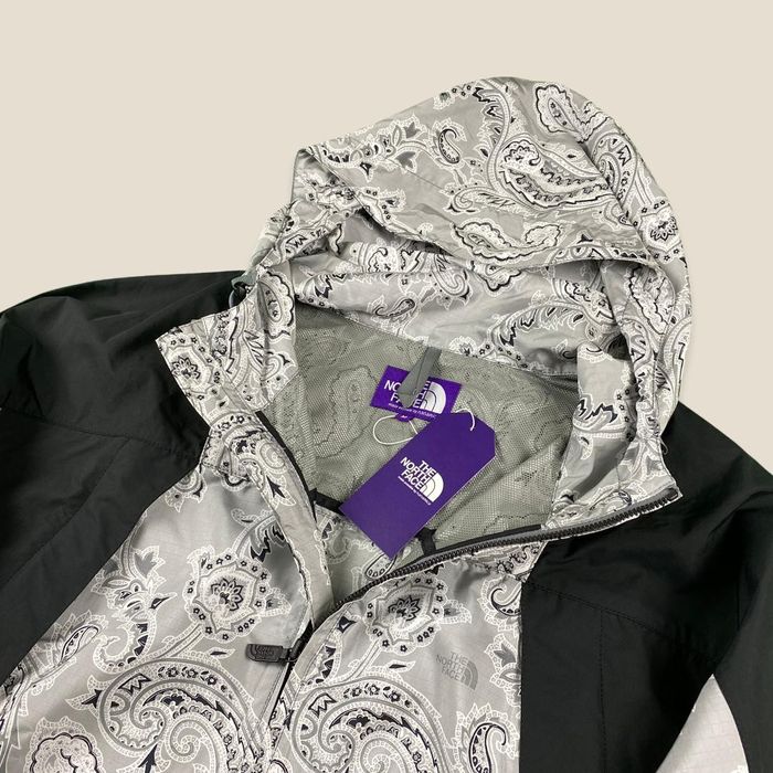 Paisley print cheap mountain wind parka