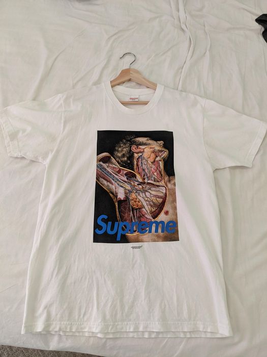 Supreme x hot sale undercover anatomy tee