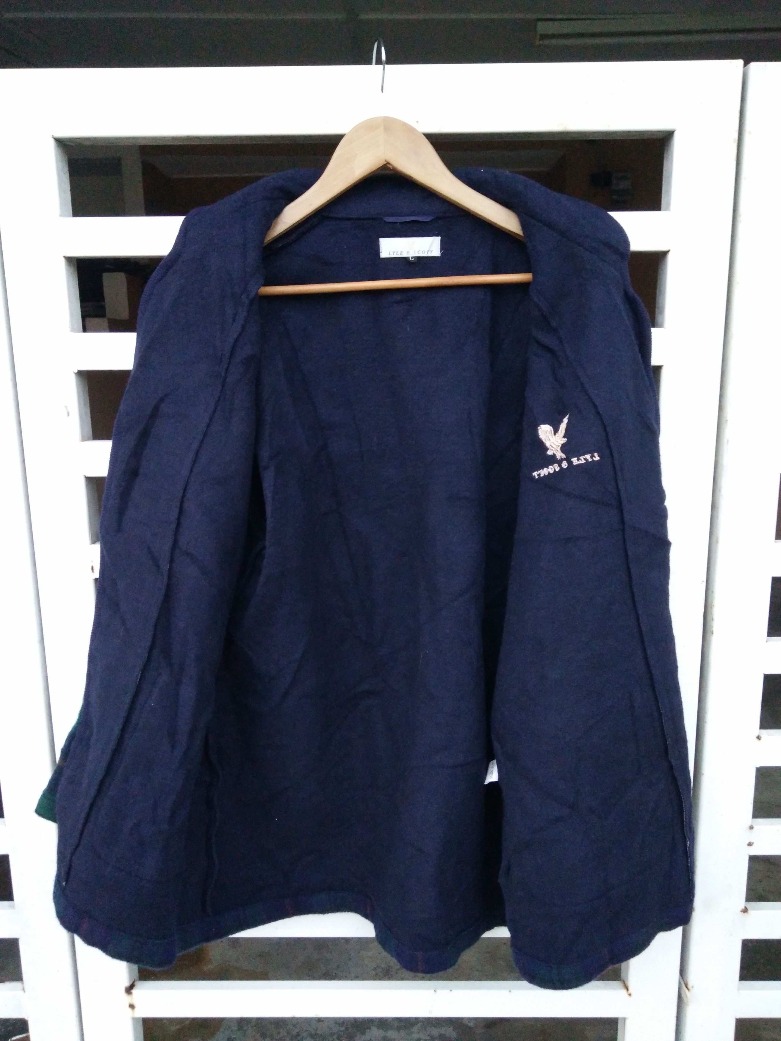 Lyle & Scott Lyle & Scott Men's Wool Double Pockets Nice Design Coat Size US L / EU 52-54 / 3 - 3 Thumbnail