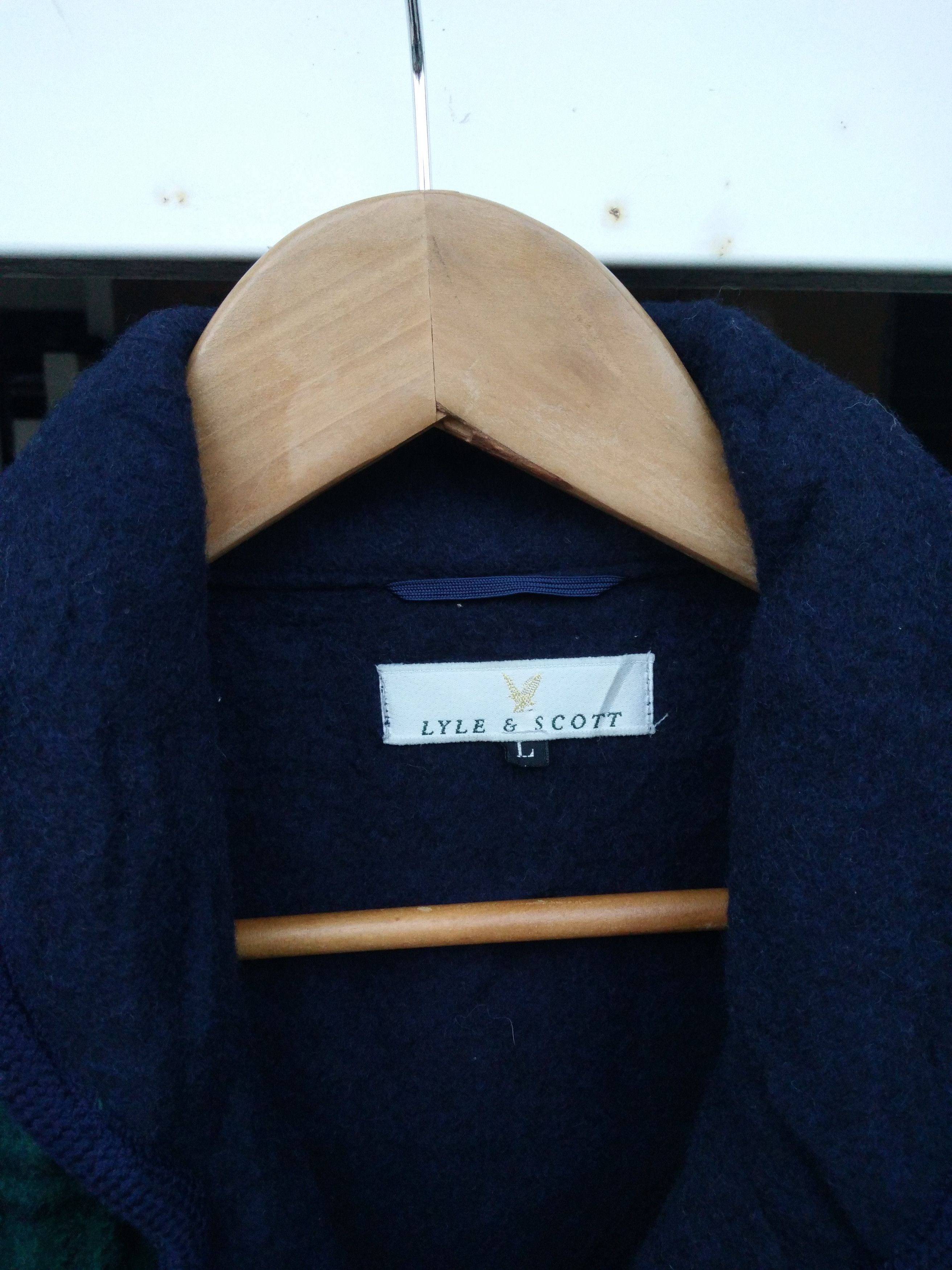 Lyle & Scott Lyle & Scott Men's Wool Double Pockets Nice Design Coat Size US L / EU 52-54 / 3 - 9 Thumbnail