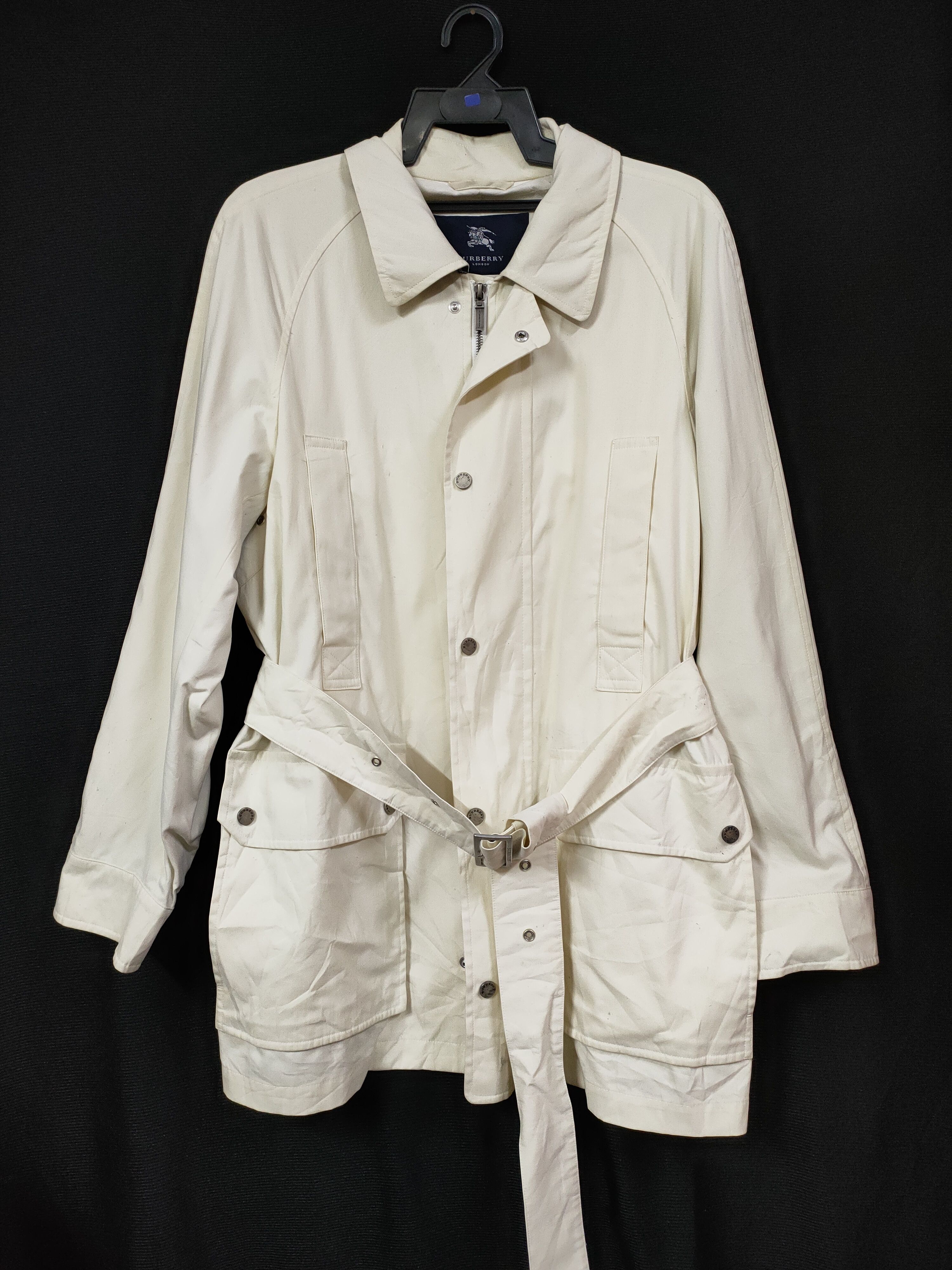 VTG BURBERRY LONDON TRENCH COATS WHITE