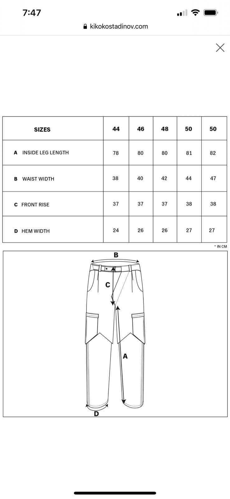 Kiko Kostadinov Bindra Cargo Trousers Size US 30 / EU 46 - 4 Thumbnail