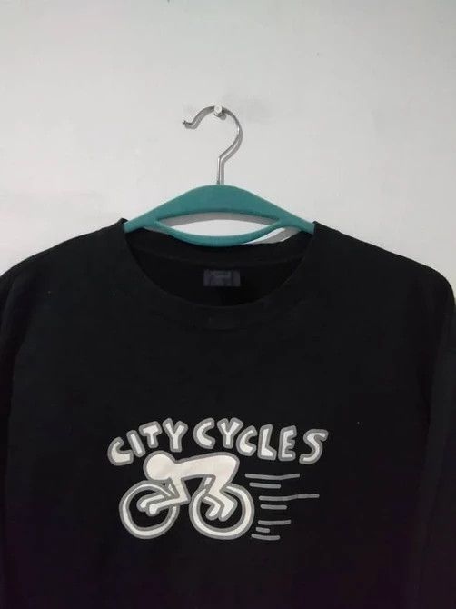 Keith Haring 🔥 KEITH HARING City Cycles Crazy Art PULLOVER Size US L / EU 52-54 / 3 - 2 Thumbnail