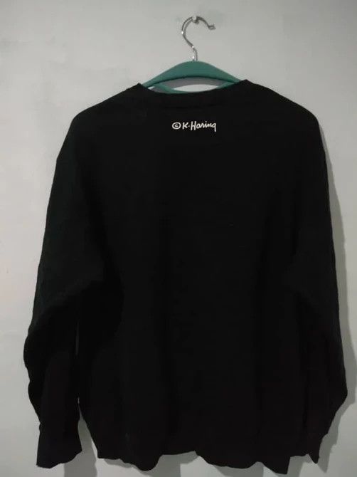 Keith Haring 🔥 KEITH HARING City Cycles Crazy Art PULLOVER Size US L / EU 52-54 / 3 - 3 Thumbnail