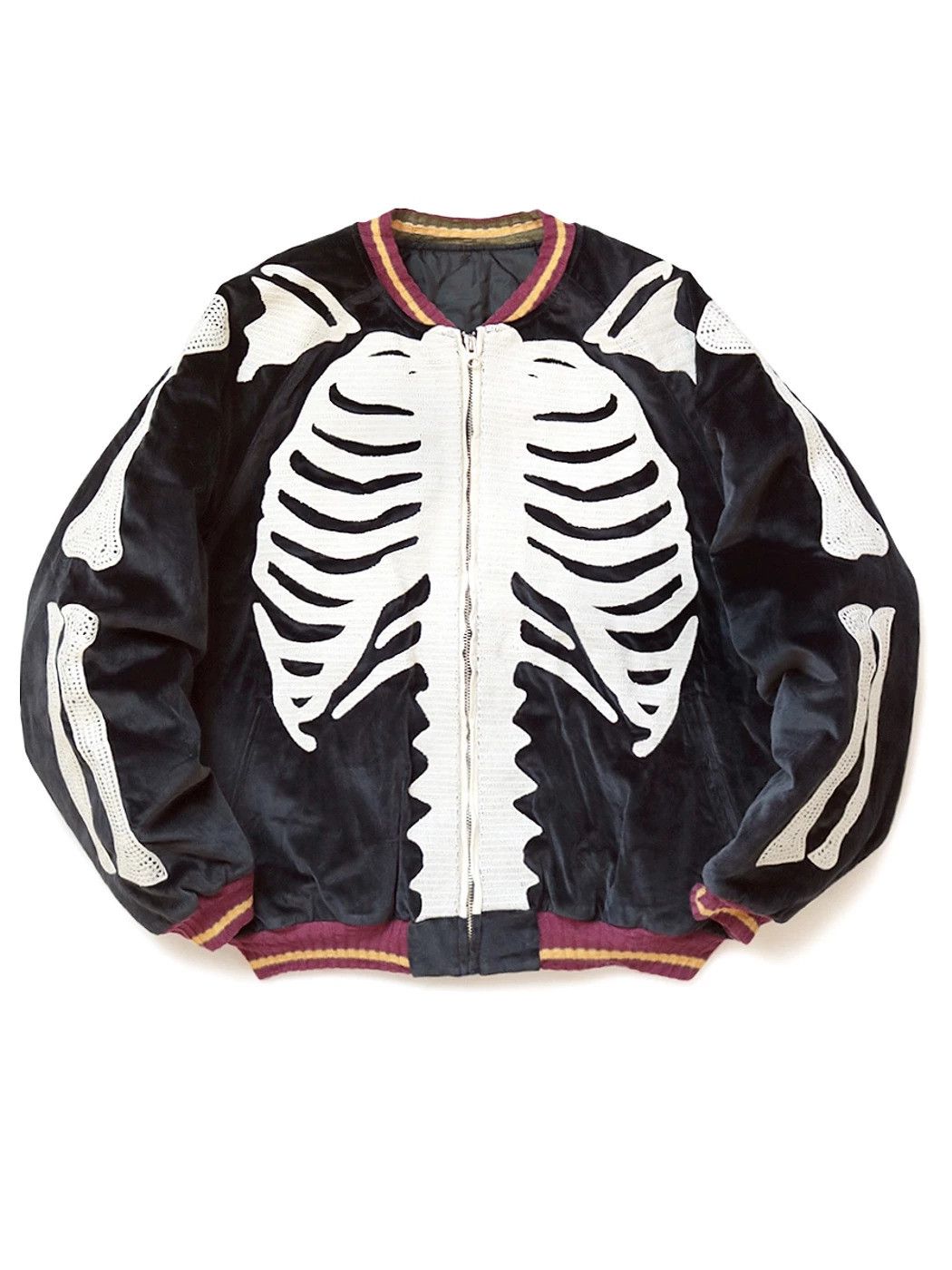 Kapital Skeleton Bomber Jacket | Grailed