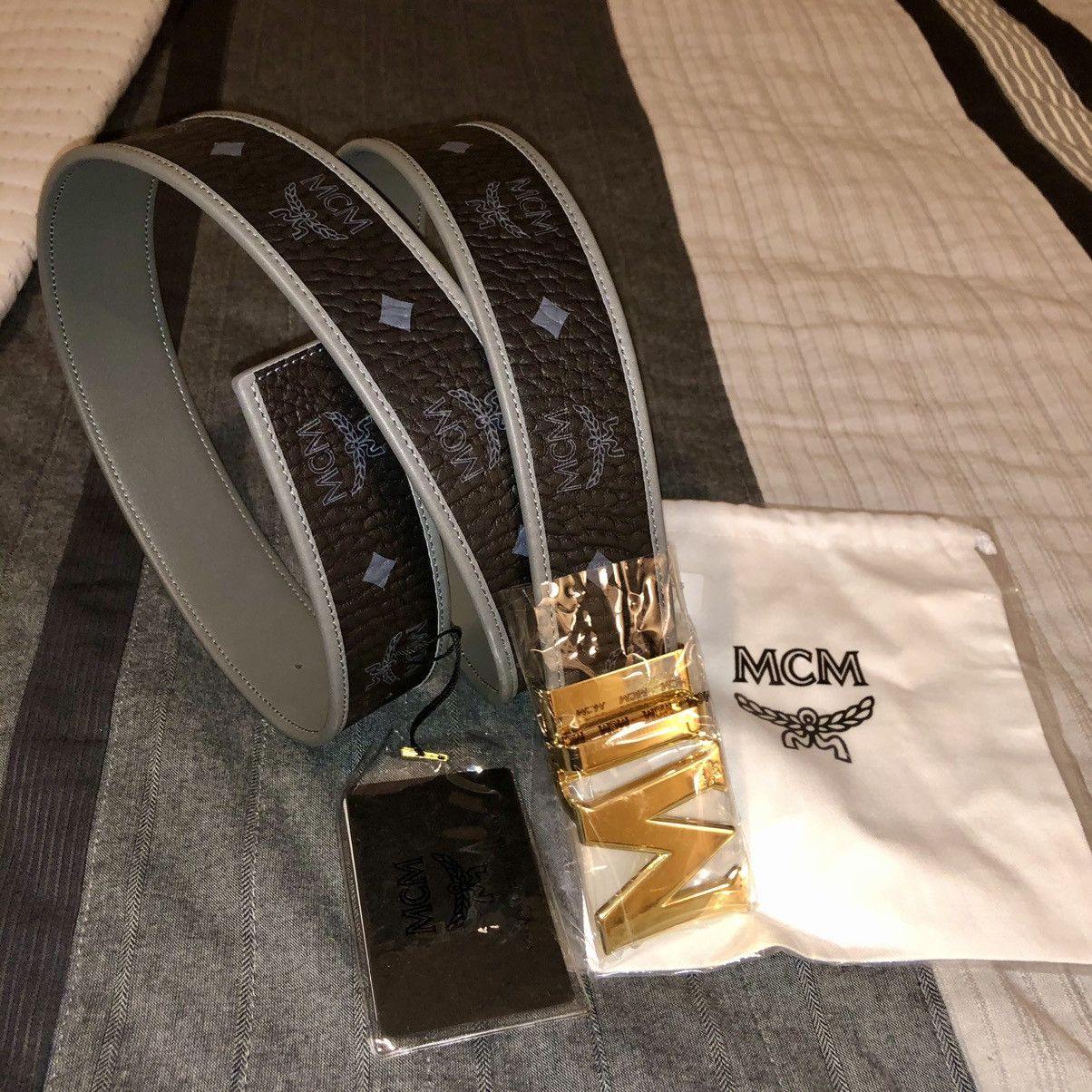 Mcm belt authentic best sale