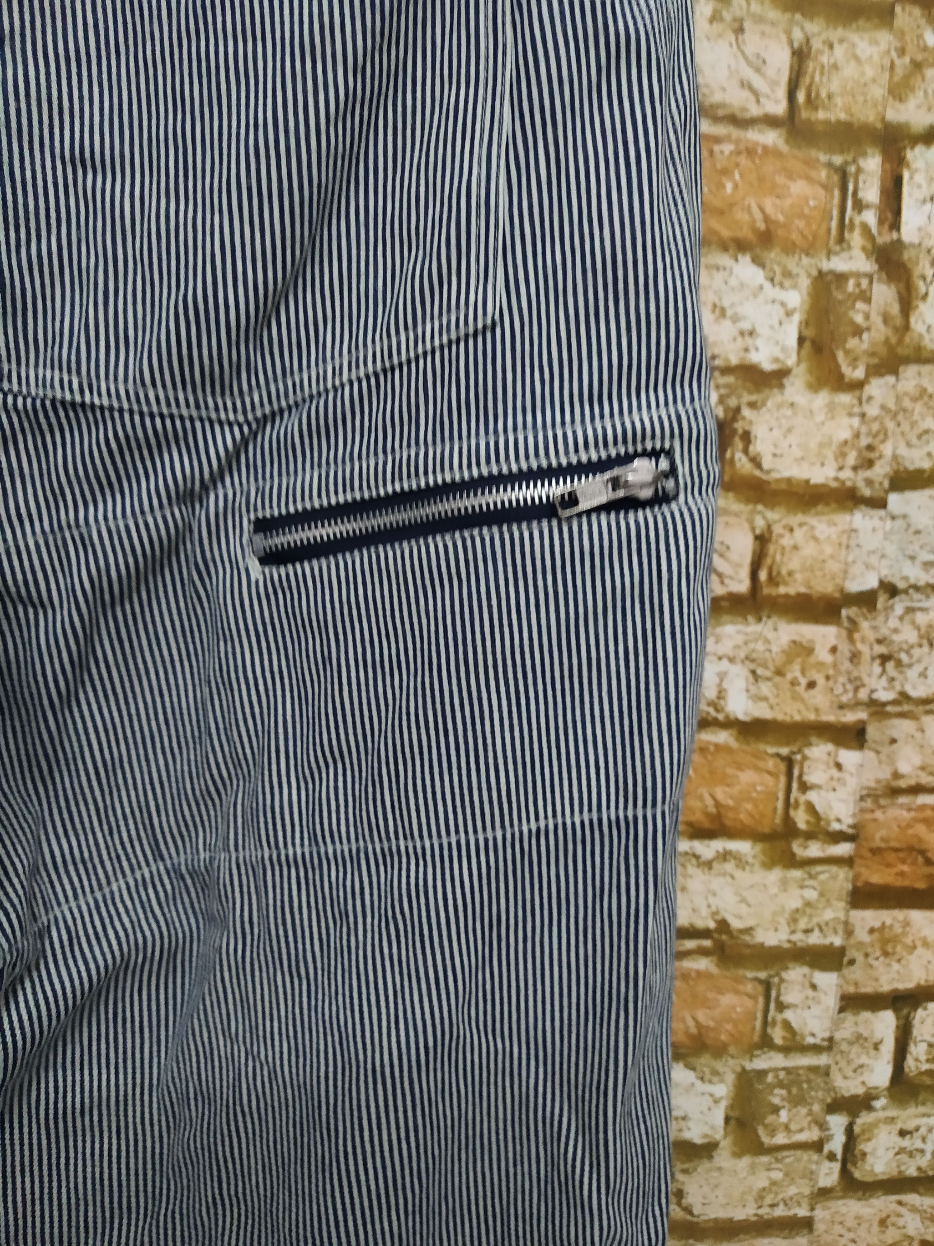 Japanese Brand TRANSFORM HUMARIZE JAPAN HICKORY ZIPPER DENIM (B725) W36 Size US 36 / EU 52 - 2 Thumbnail