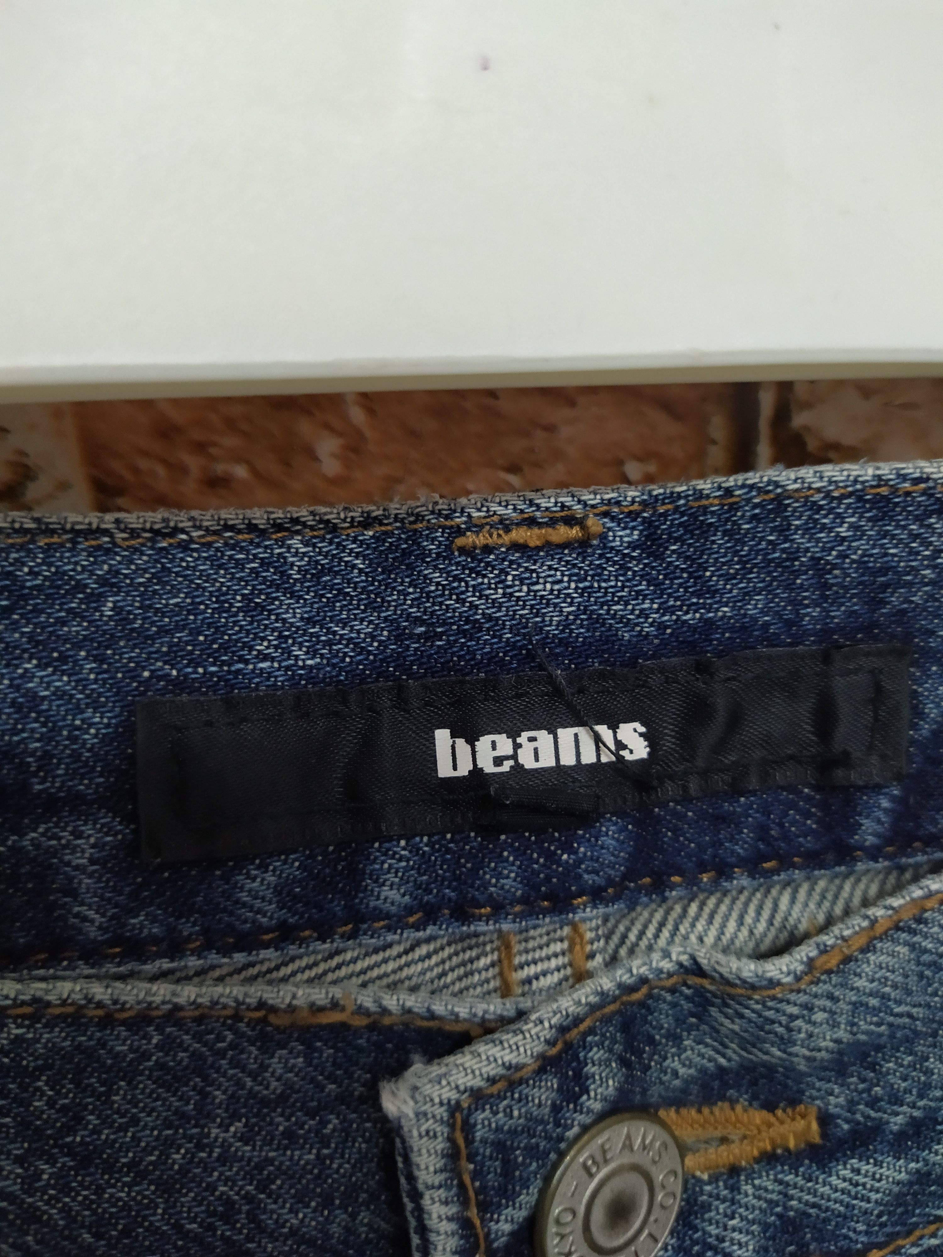 Beams Plus BEAMS JAPAN DENIM DISTRESSED PATCHWORK (B723) W34 Size US 34 / EU 50 - 5 Thumbnail