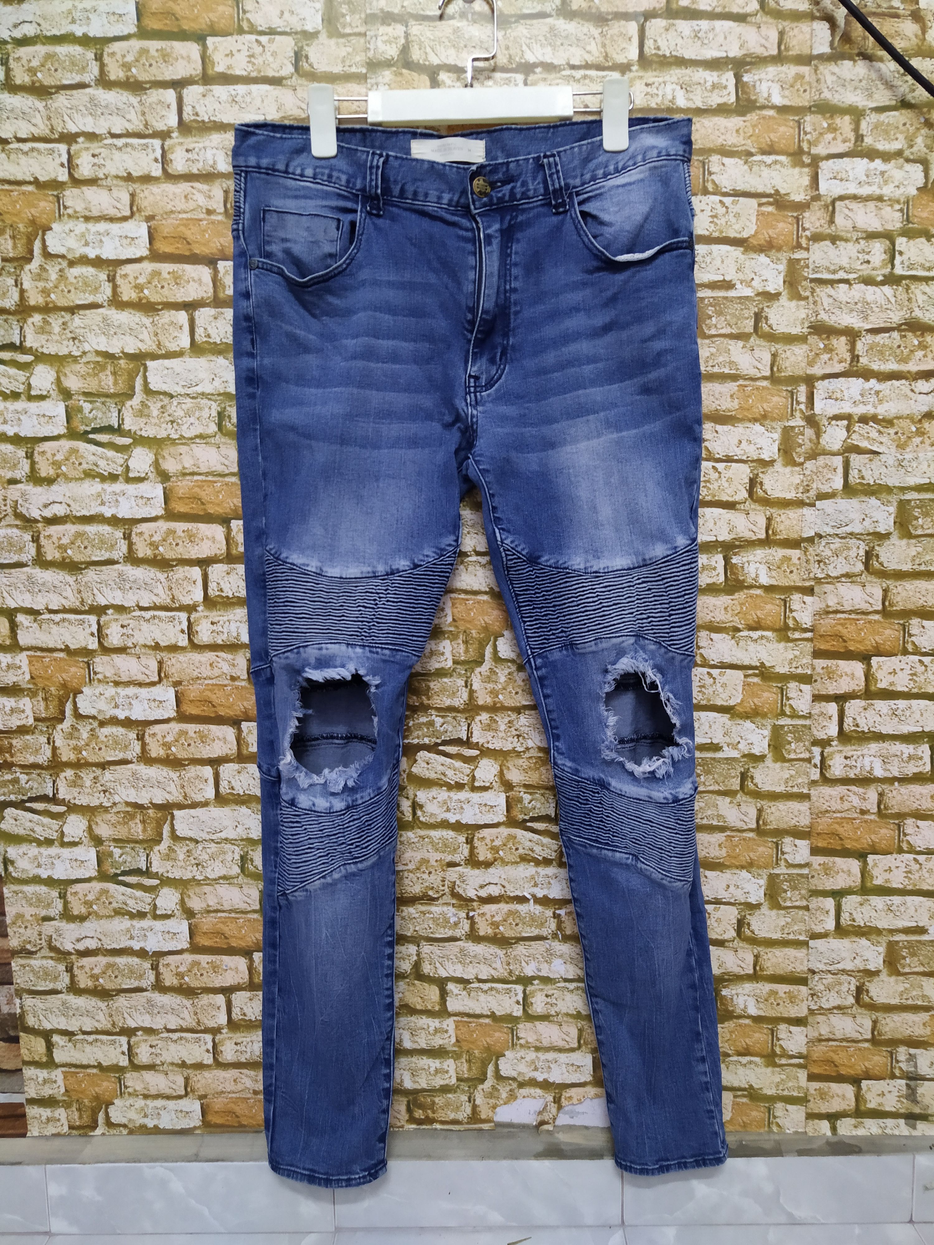 Other SUSHI RADIO AUSTRALIA BIKERS DENIM DISTRESSED ( B726) W34 Size US 34 / EU 50 - 1 Thumbnail