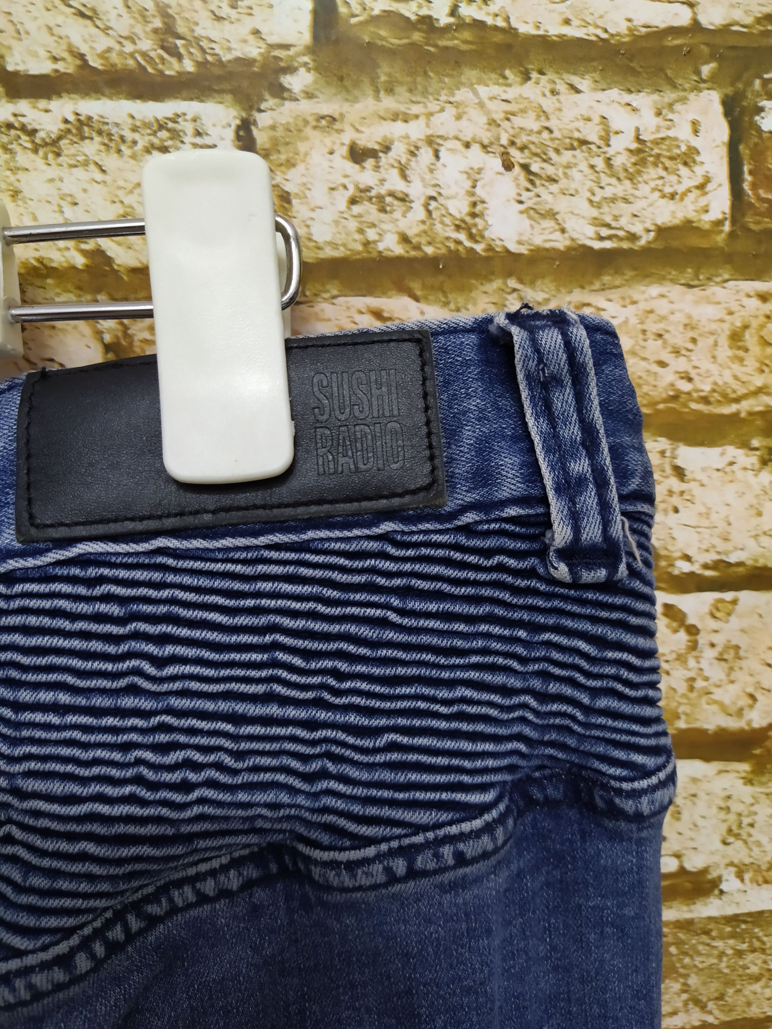 Other SUSHI RADIO AUSTRALIA BIKERS DENIM DISTRESSED ( B726) W34 Size US 34 / EU 50 - 7 Thumbnail