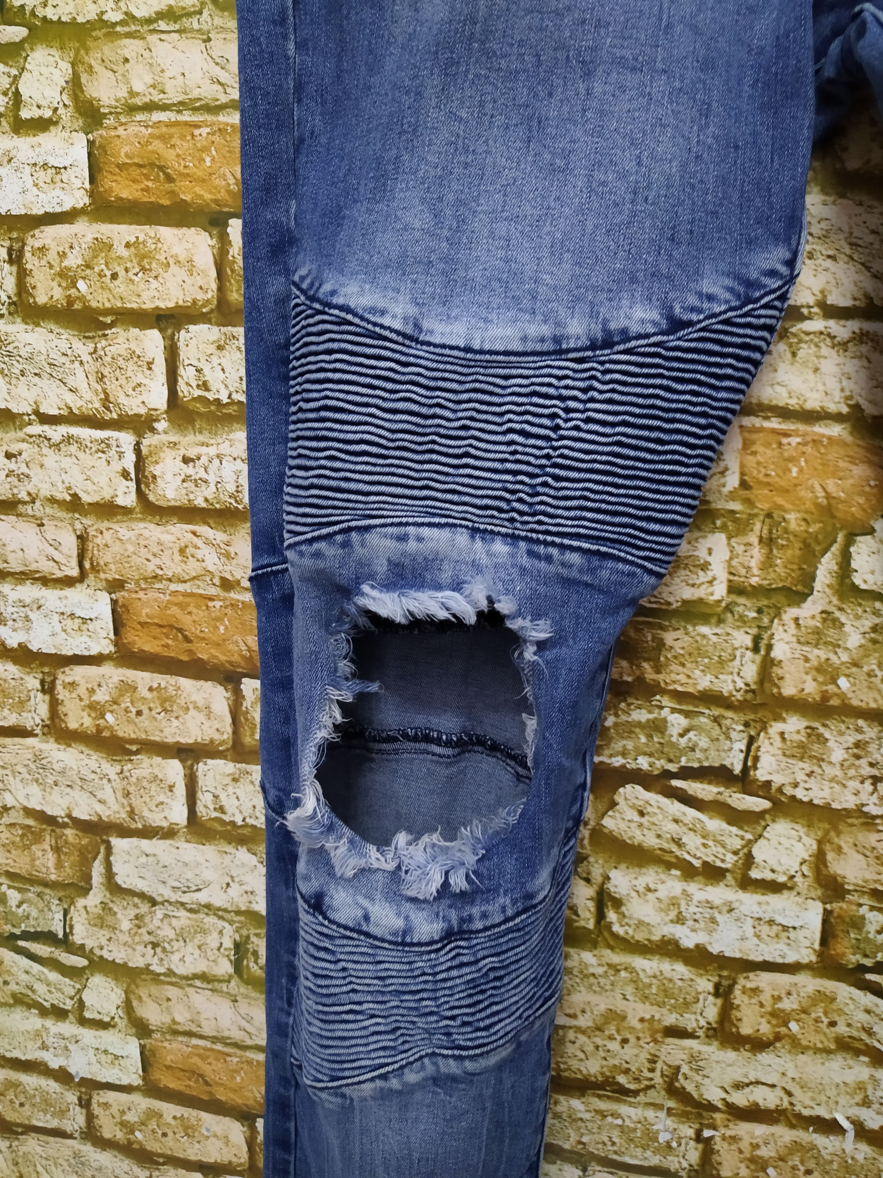 Other SUSHI RADIO AUSTRALIA BIKERS DENIM DISTRESSED ( B726) W34 Size US 34 / EU 50 - 3 Thumbnail
