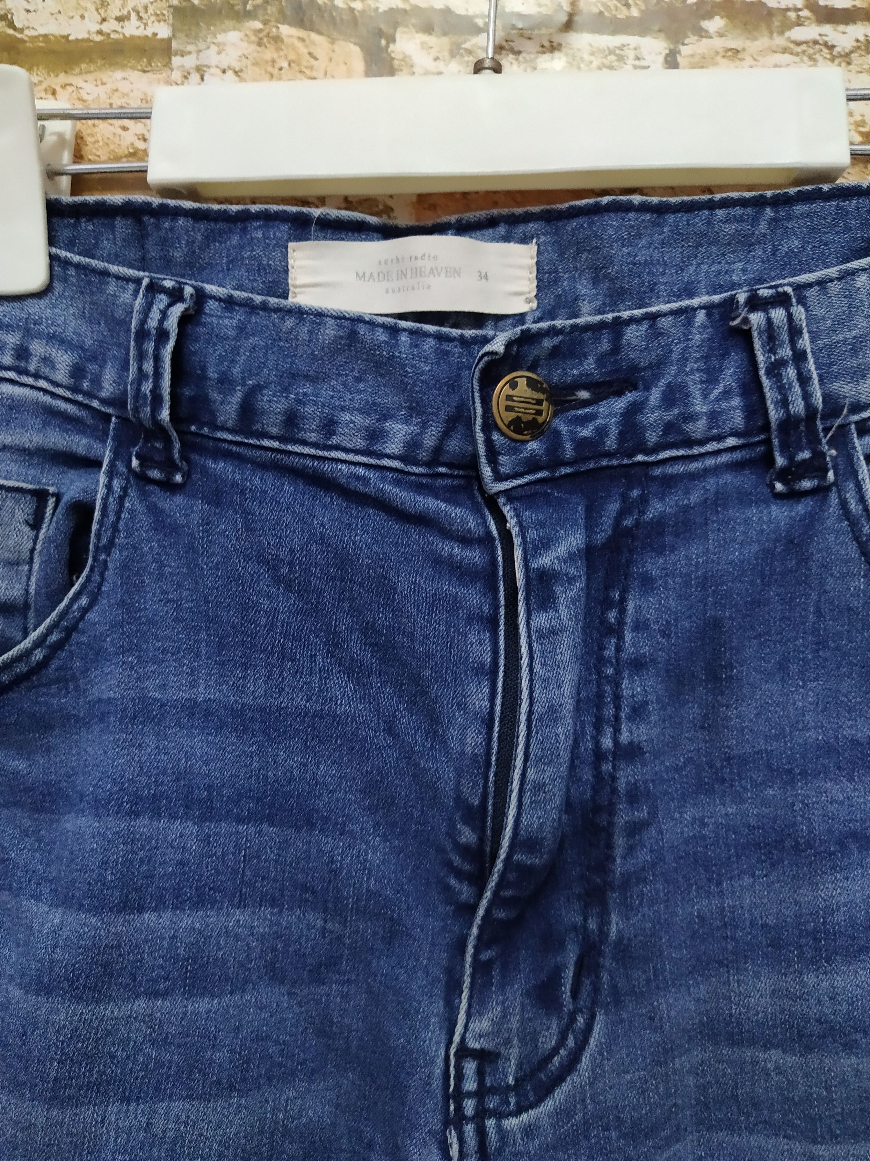 Other SUSHI RADIO AUSTRALIA BIKERS DENIM DISTRESSED ( B726) W34 Size US 34 / EU 50 - 4 Thumbnail