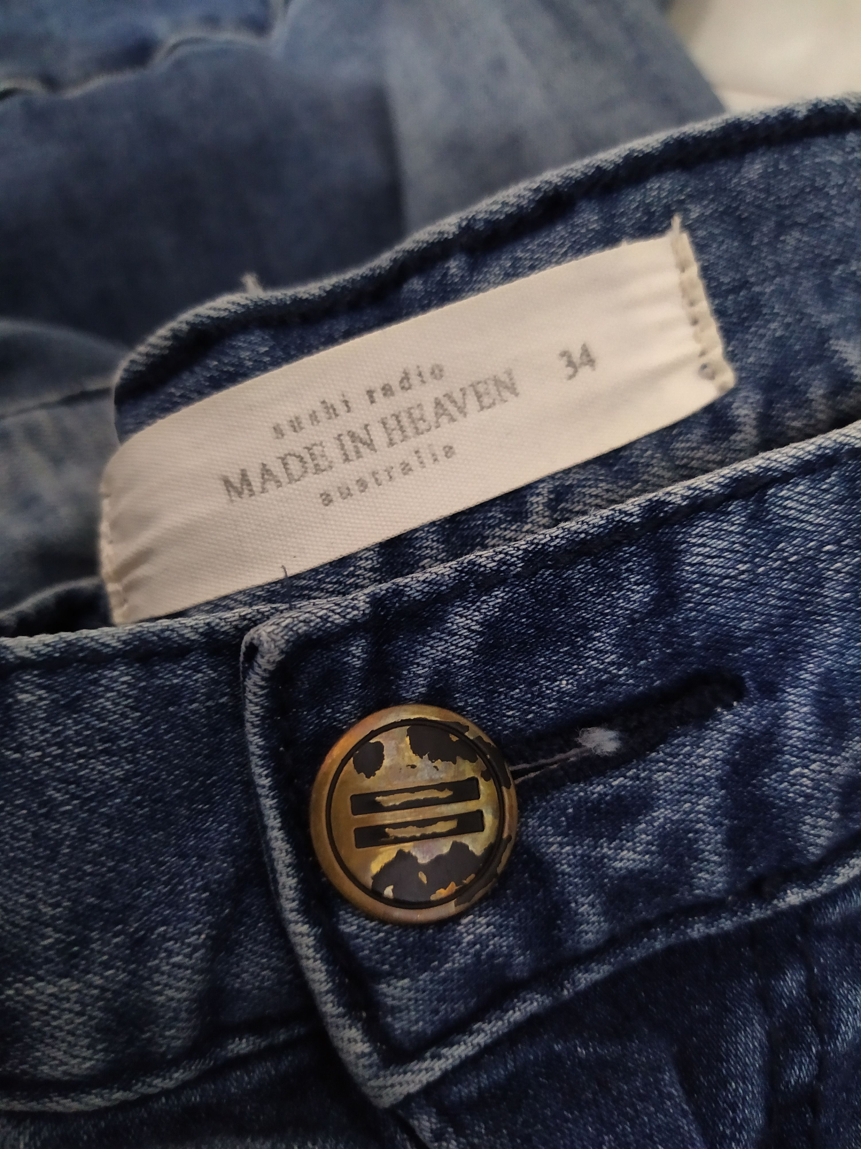 Other SUSHI RADIO AUSTRALIA BIKERS DENIM DISTRESSED ( B726) W34 Size US 34 / EU 50 - 8 Thumbnail
