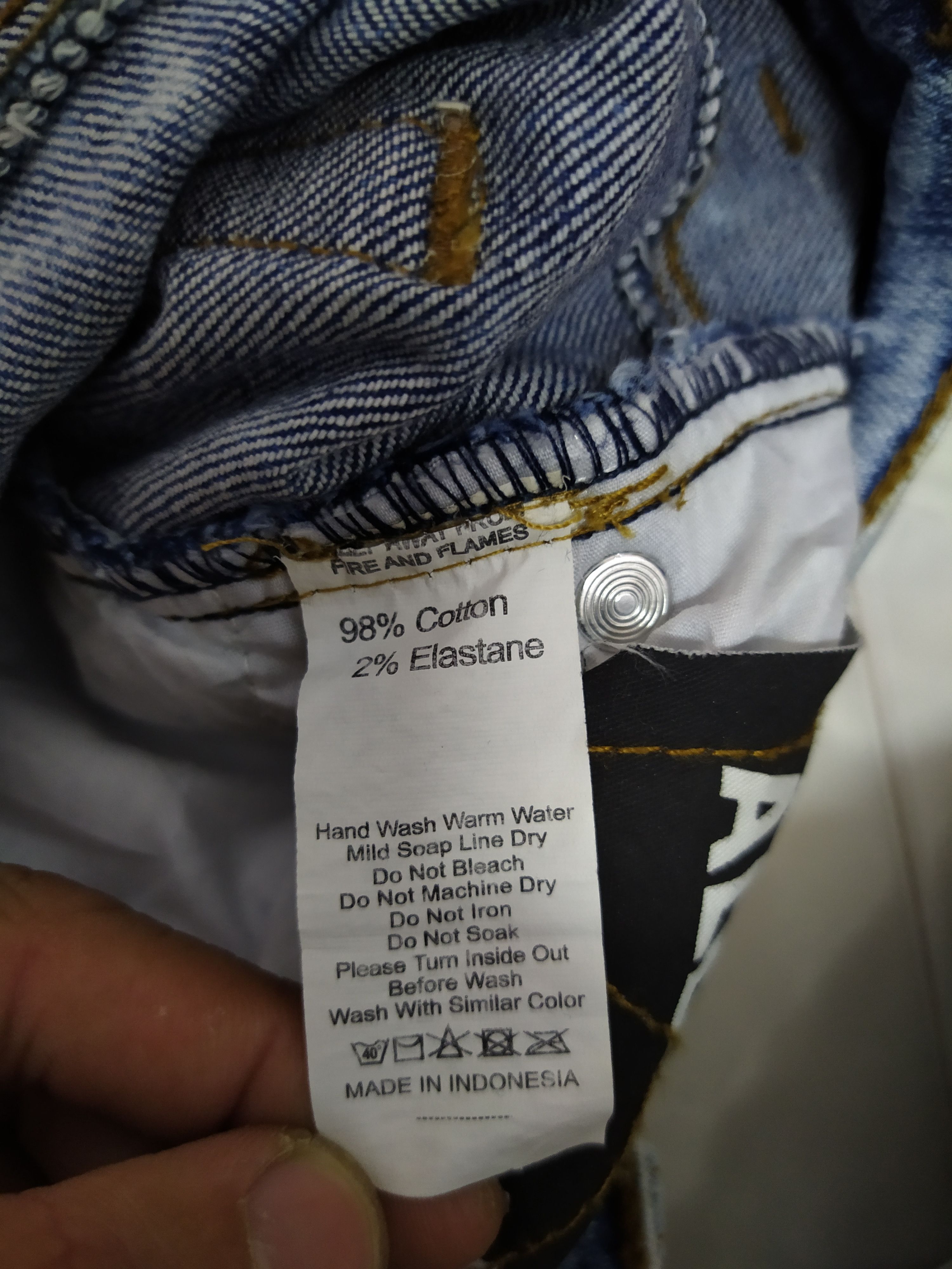 The People Vs. THE PEOPLE VS. BIKERS DENIM DISTRESSED (B727) W30 Size US 30 / EU 46 - 12 Thumbnail