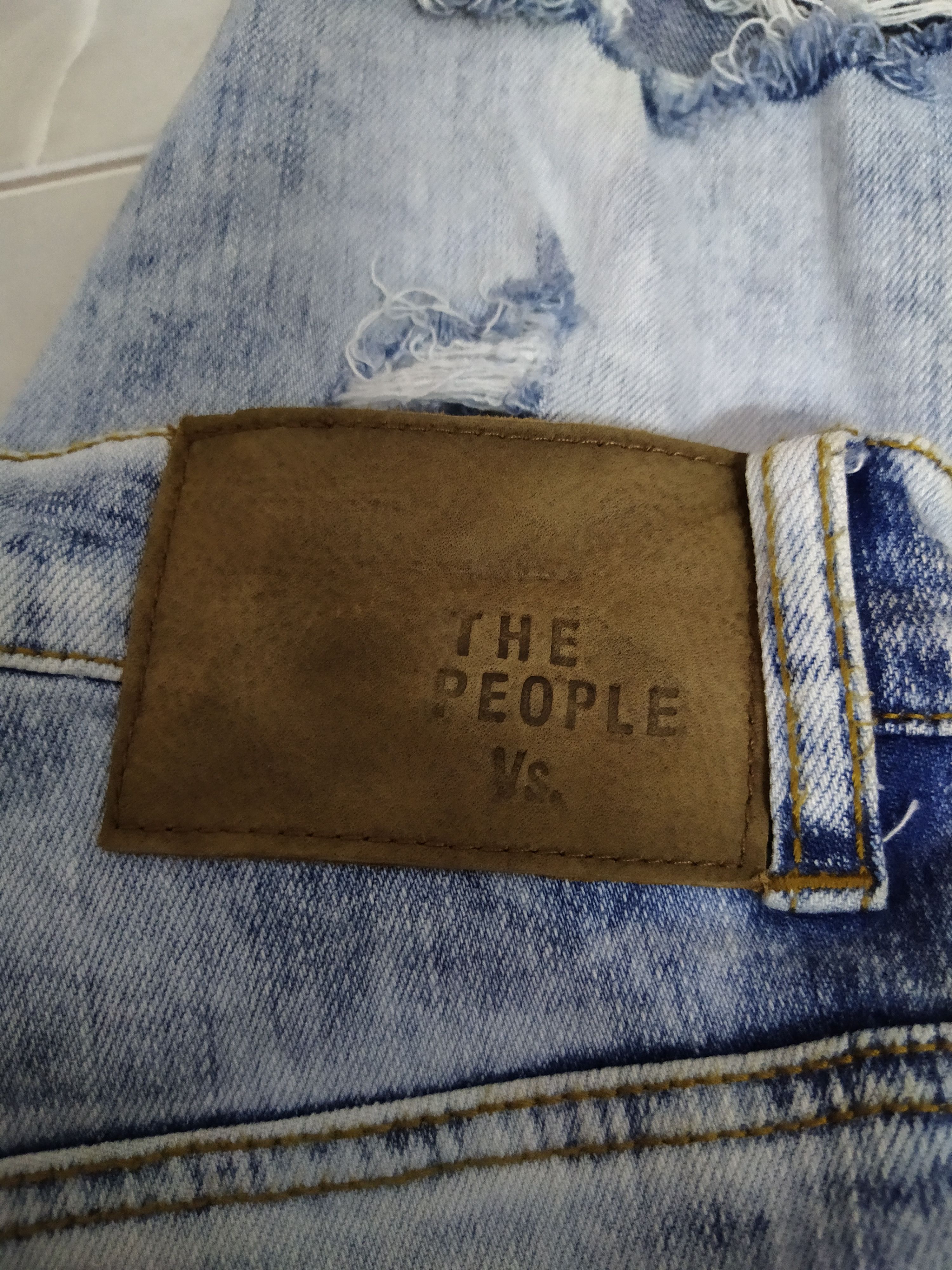 The People Vs. THE PEOPLE VS. BIKERS DENIM DISTRESSED (B727) W30 Size US 30 / EU 46 - 9 Thumbnail