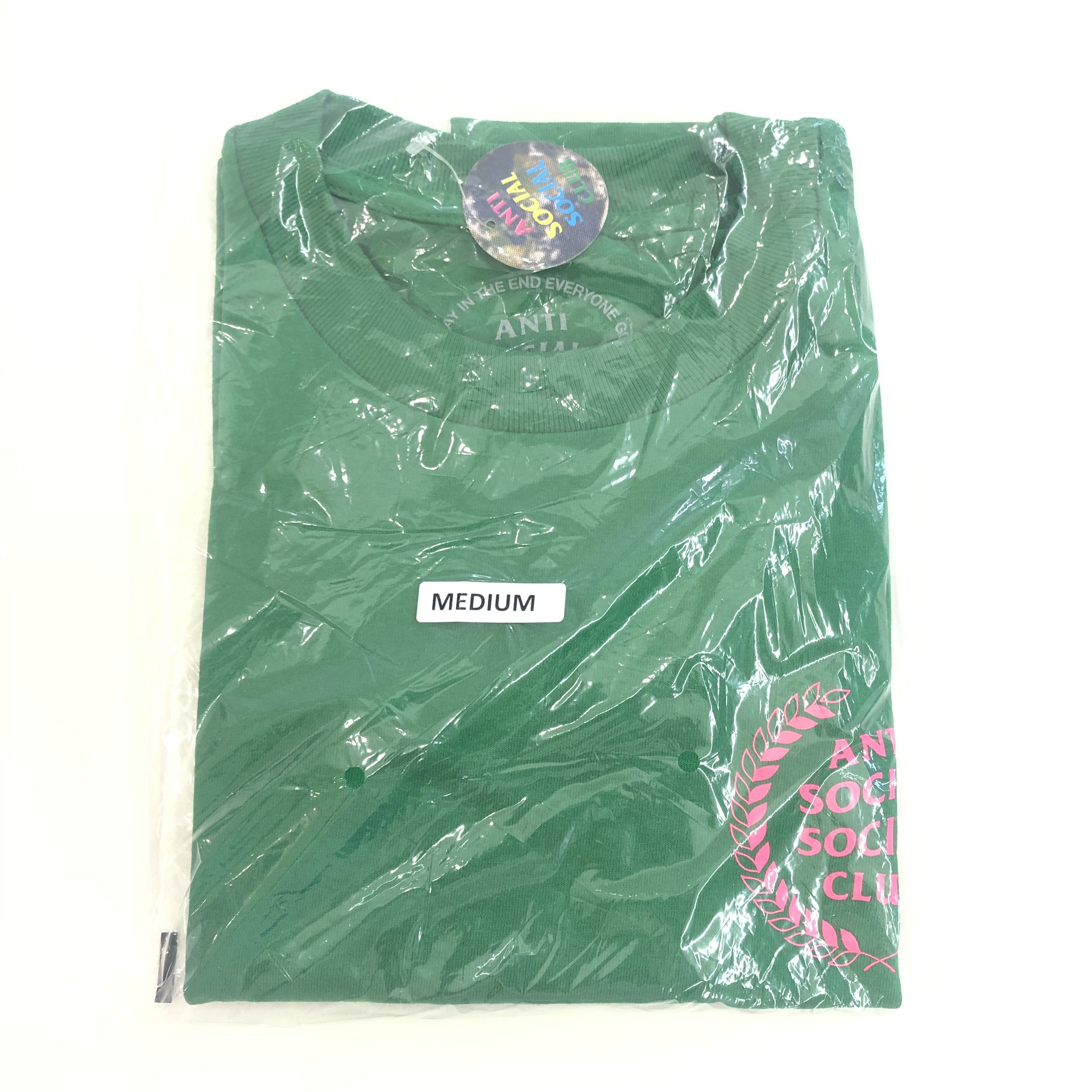 Anti Social Social Club × Members Only DS Weekly ASSC 4 x 4 SQUARE GREEN TEE FTP FOG CDG BAPE KITH Size US M / EU 48-50 / 2 - 2 Thumbnail