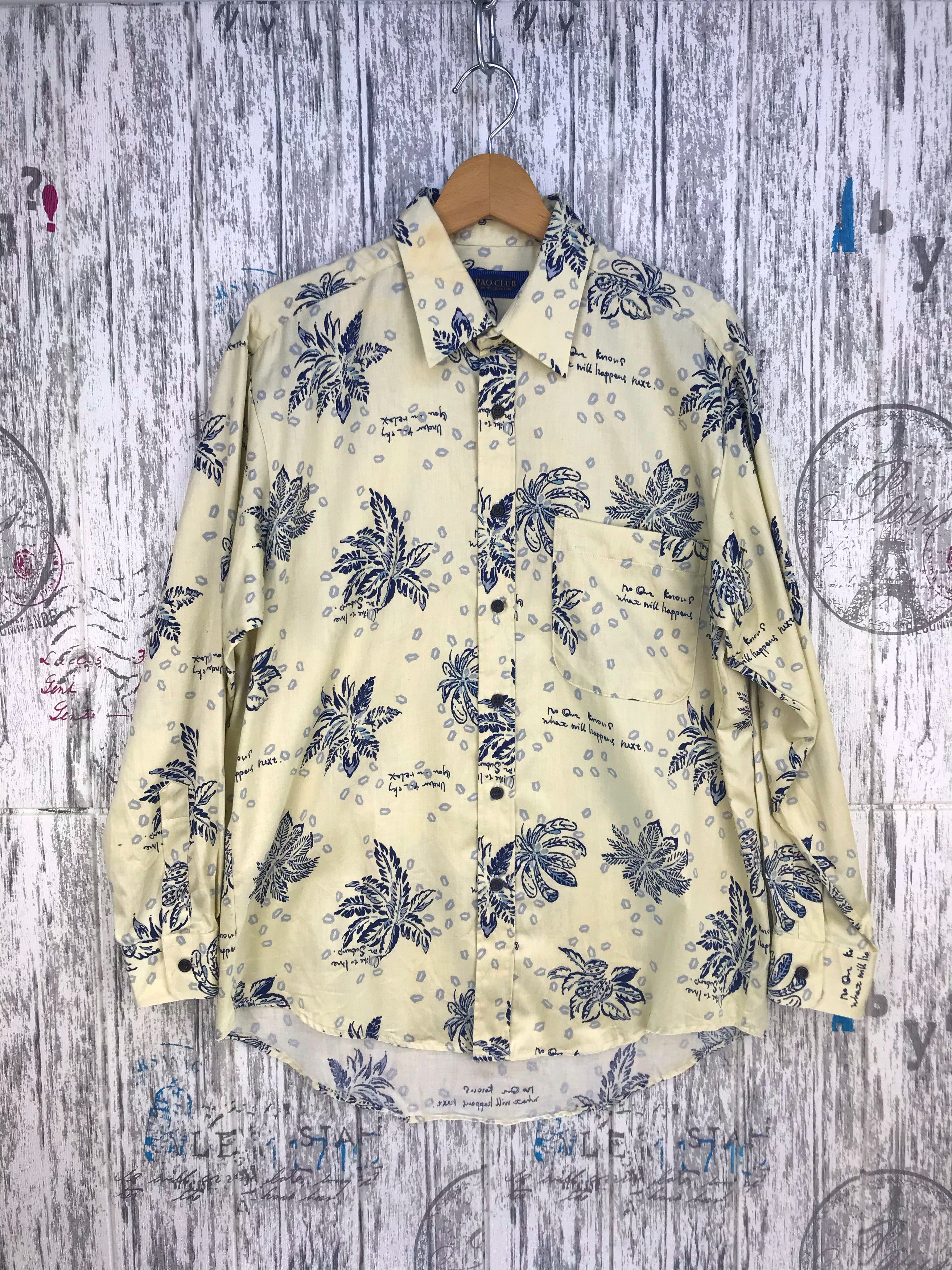 Vintage 90s PAO CLUB Abstract Shirt