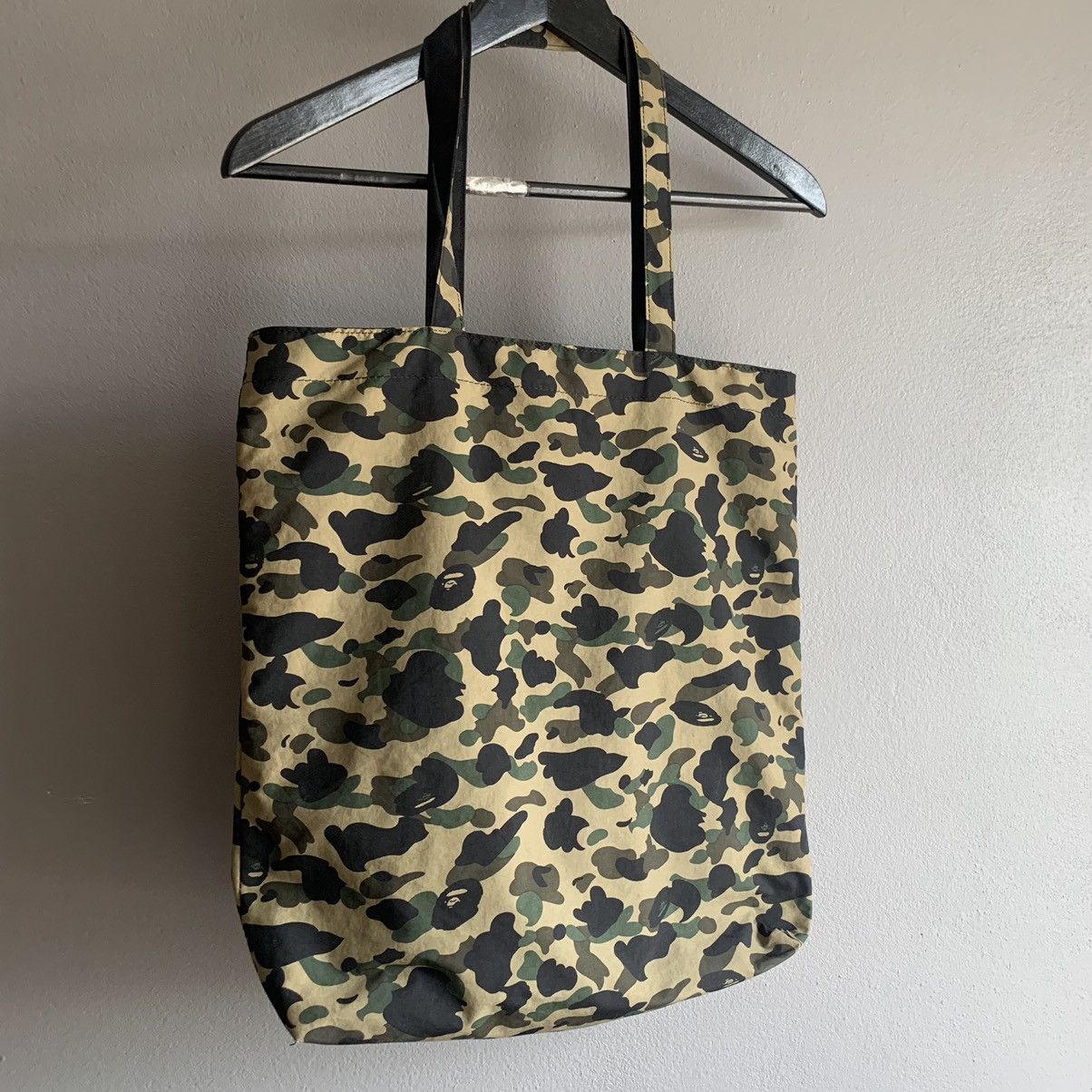 Bape camo reversible tote bag