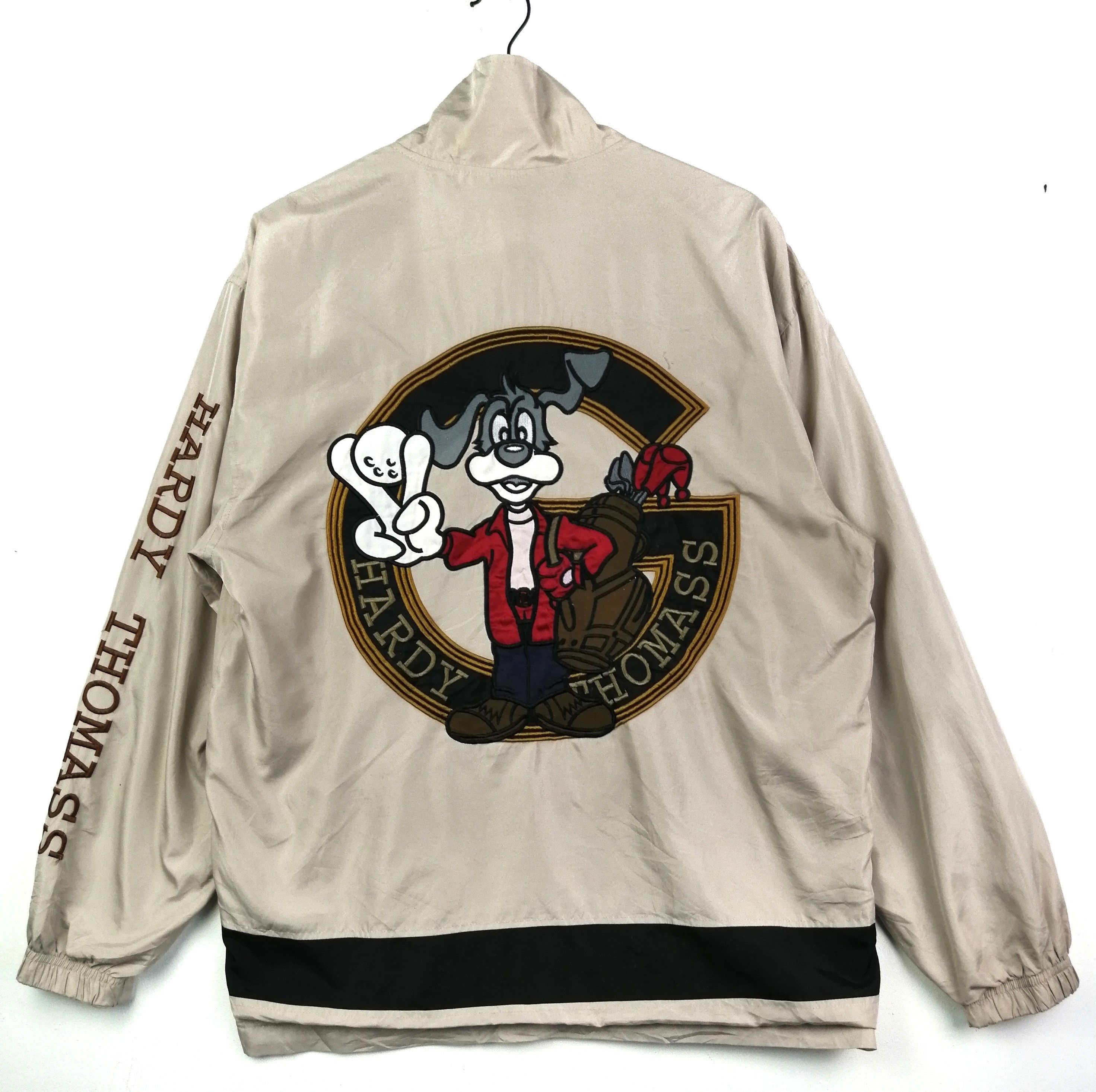 Designer Hardy Thomass Golf Designer Big Logo Winbreaker Jacket Size US L / EU 52-54 / 3 - 1 Thumbnail