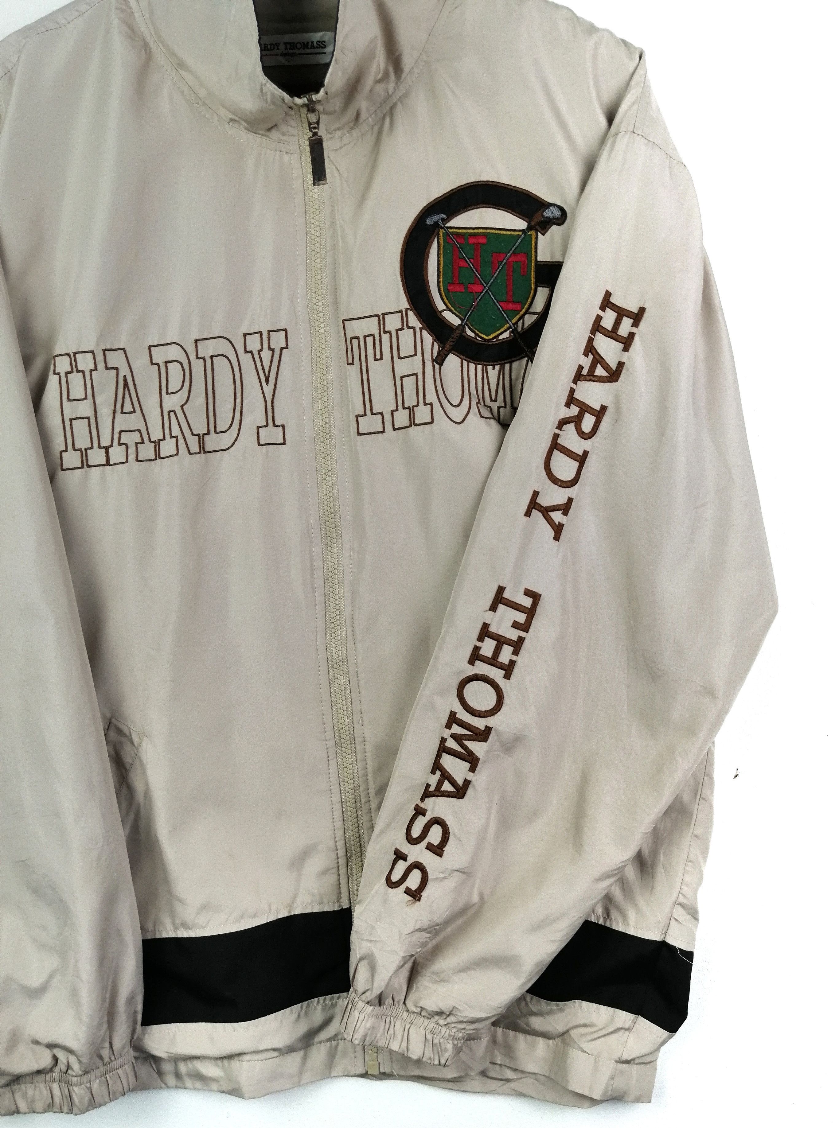 Designer Hardy Thomass Golf Designer Big Logo Winbreaker Jacket Size US L / EU 52-54 / 3 - 6 Thumbnail