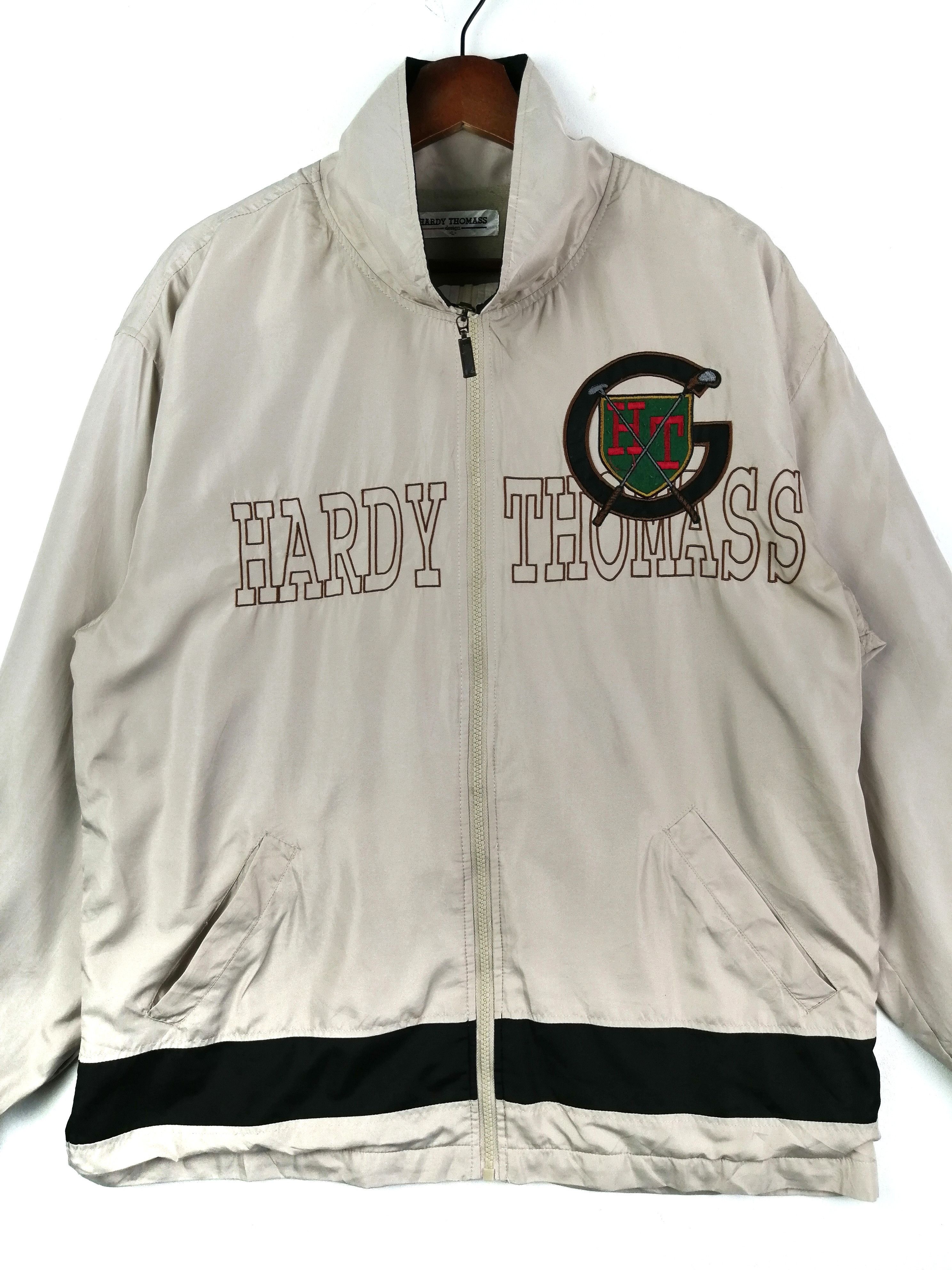 Designer Hardy Thomass Golf Designer Big Logo Winbreaker Jacket Size US L / EU 52-54 / 3 - 3 Thumbnail