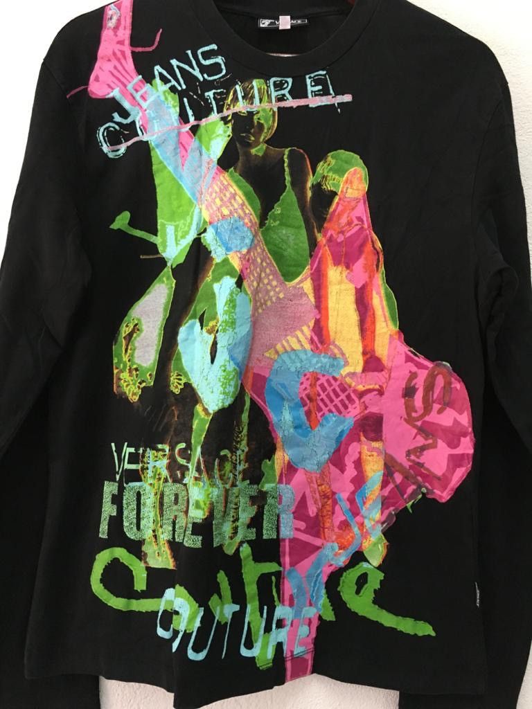 Versace Versace jeans couture sid vicious style longsleeve tees Size US M / EU 48-50 / 2 - 6 Thumbnail