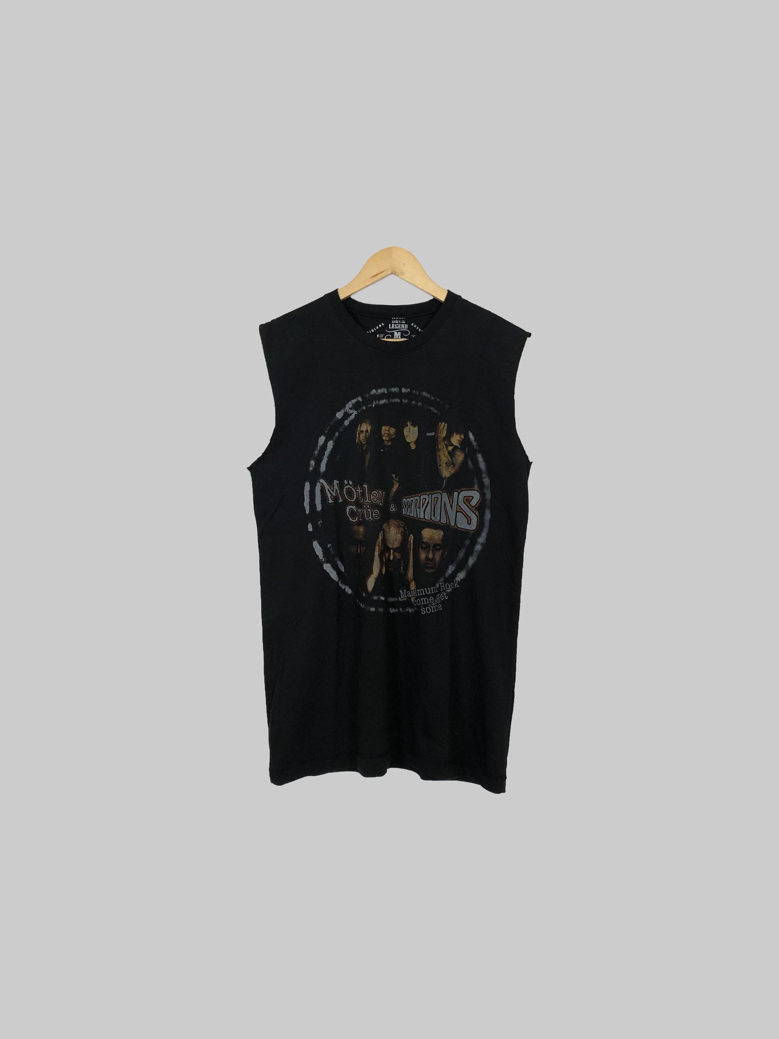 Band Tees Vintage Motley Crue x Scorpions (Guns N' Roses) Size US M / EU 48-50 / 2 - 1 Thumbnail