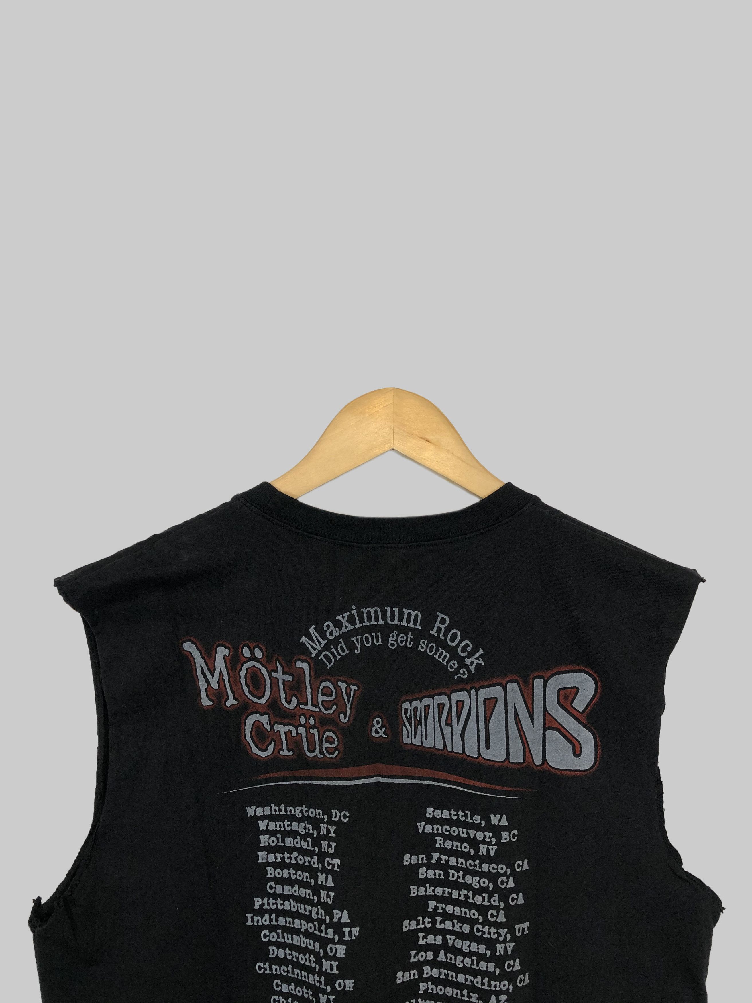 Band Tees Vintage Motley Crue x Scorpions (Guns N' Roses) Size US M / EU 48-50 / 2 - 4 Thumbnail