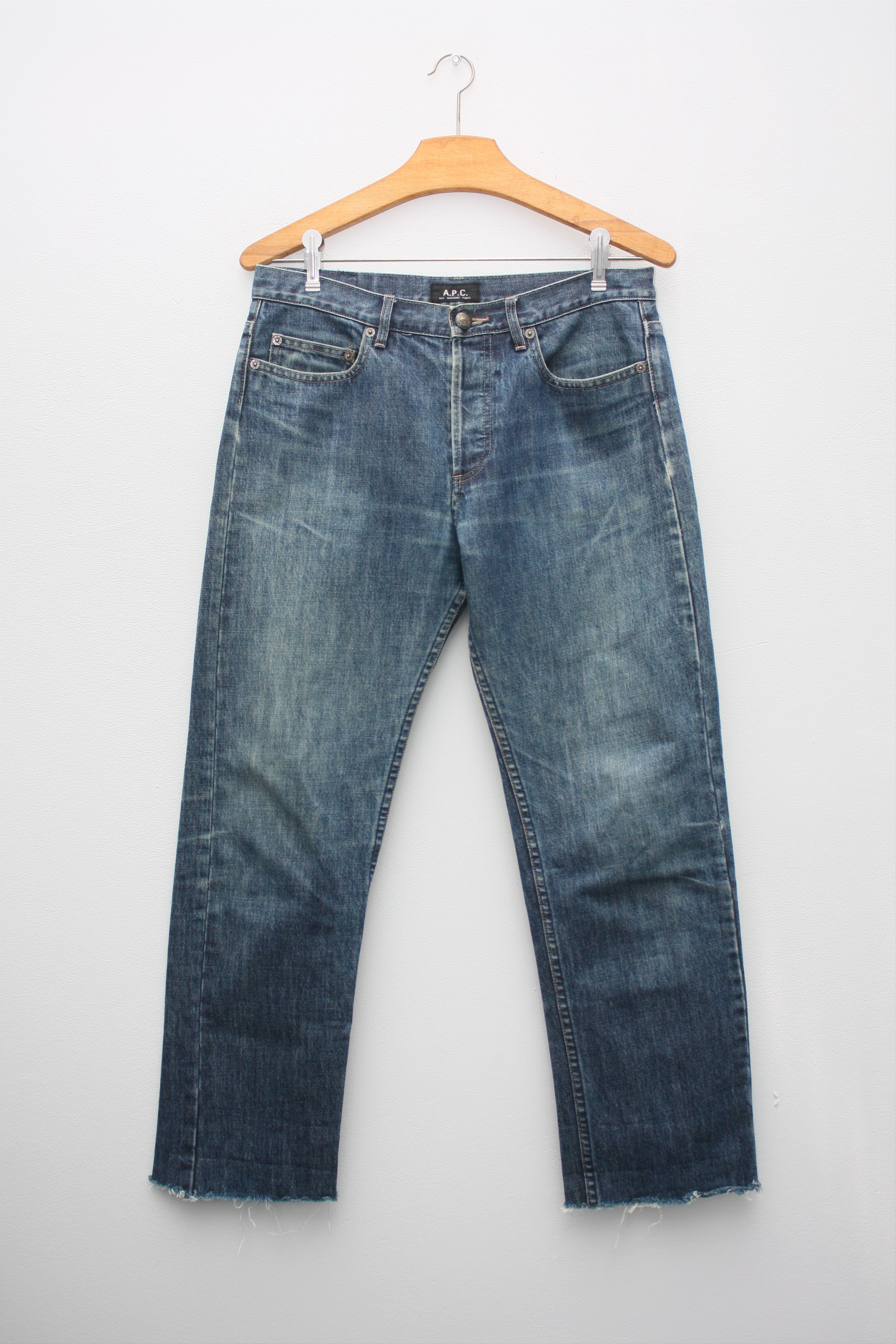 A.P.C. A.P.C. Cropped Denim Jeans Size US 29 - 2 Thumbnail